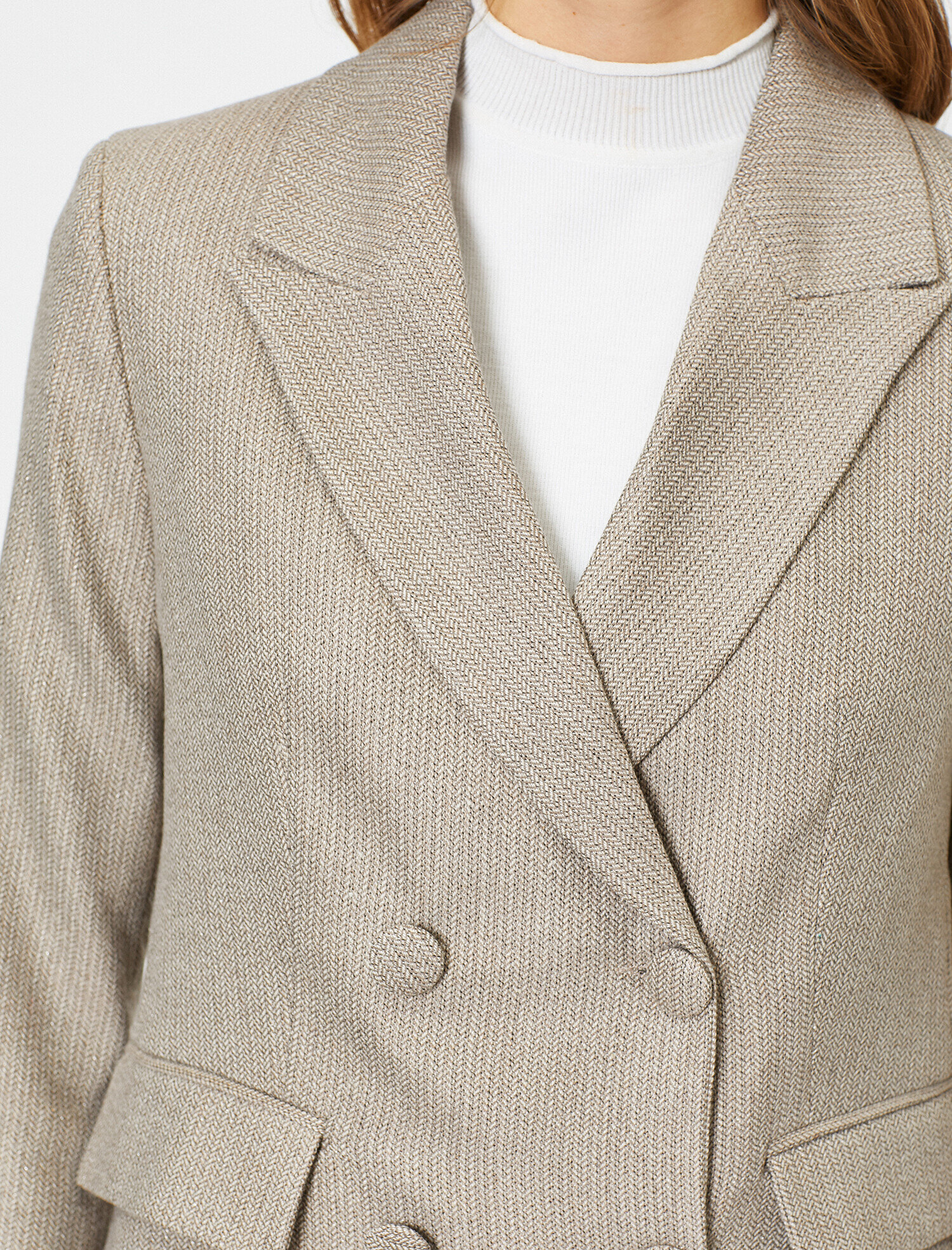   Düğme Detaylı Ceket