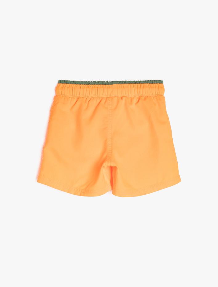 Erkek Çocuk Deniz Şortu Beli Bağlamalı