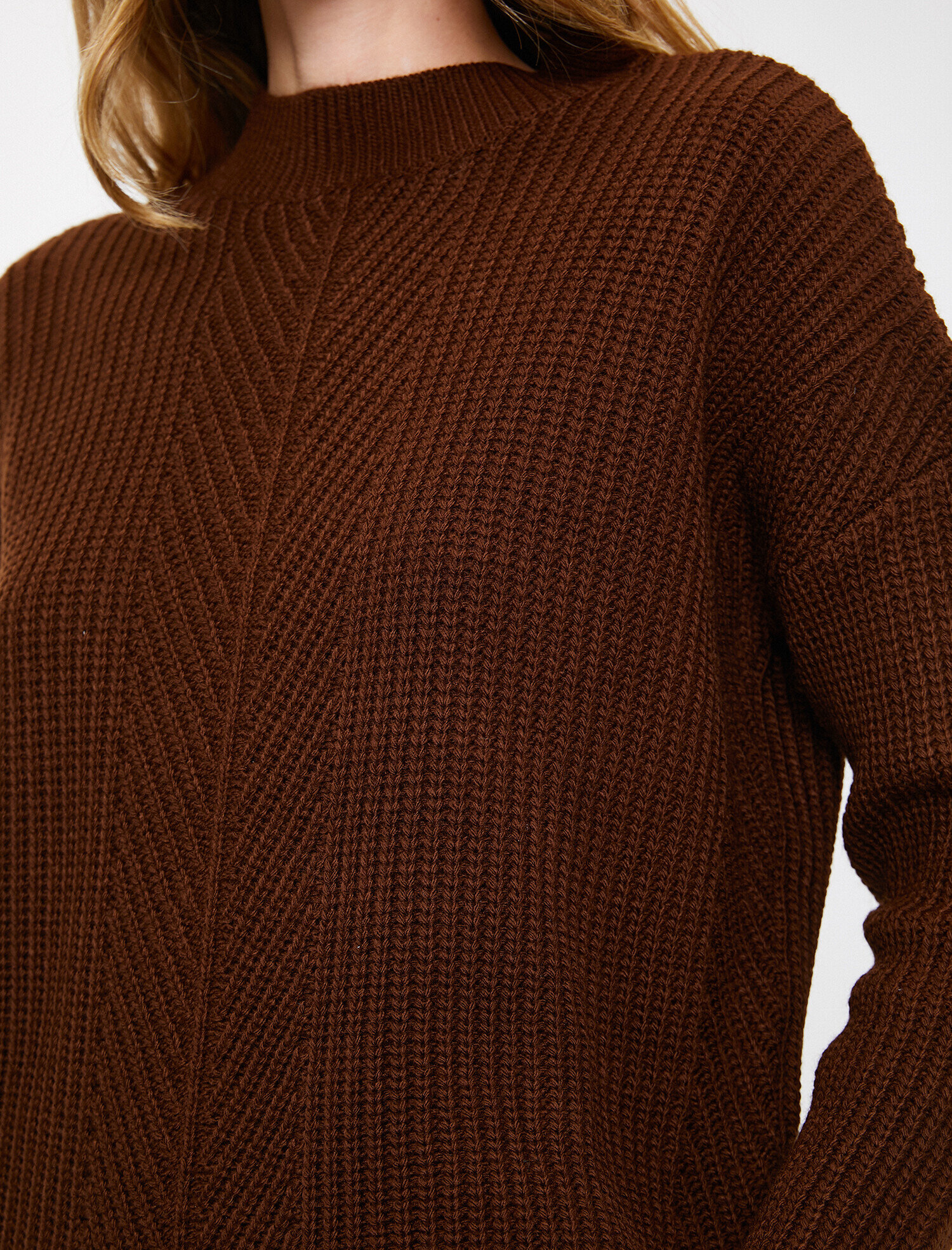   Örgülü Triko Kazak