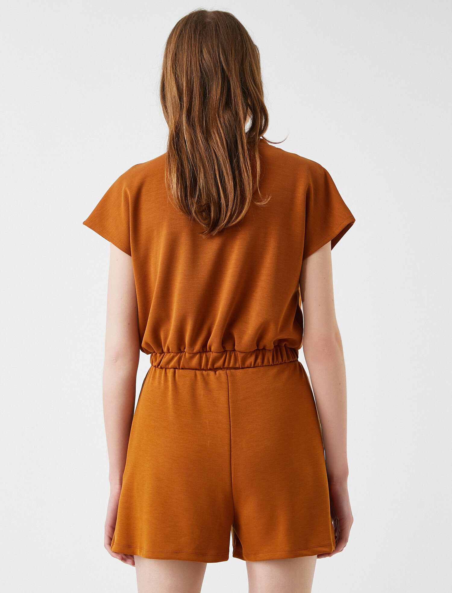   Kısa Kollu Pencere Detayli Sweatshirt