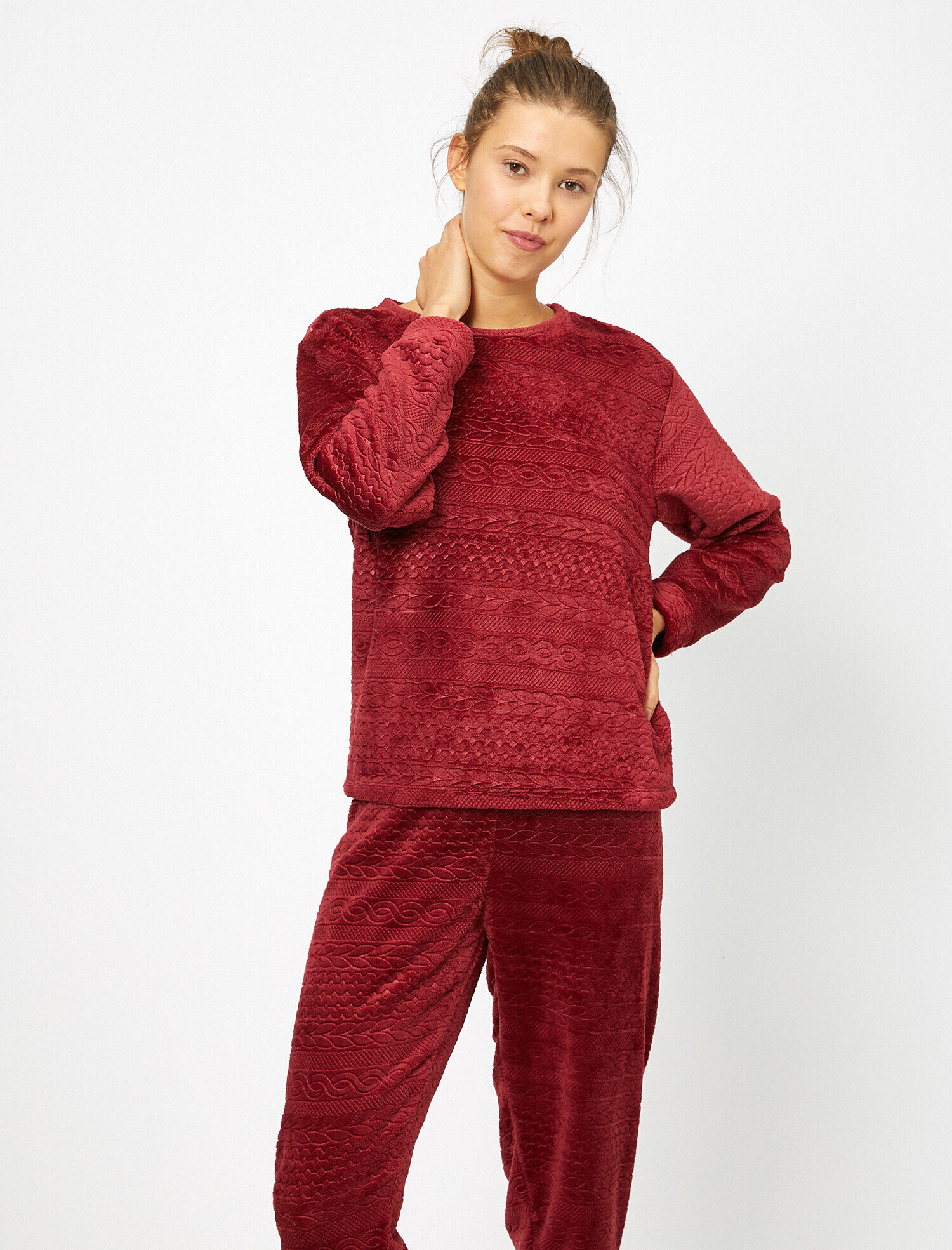 Desenli Pijama Üstü