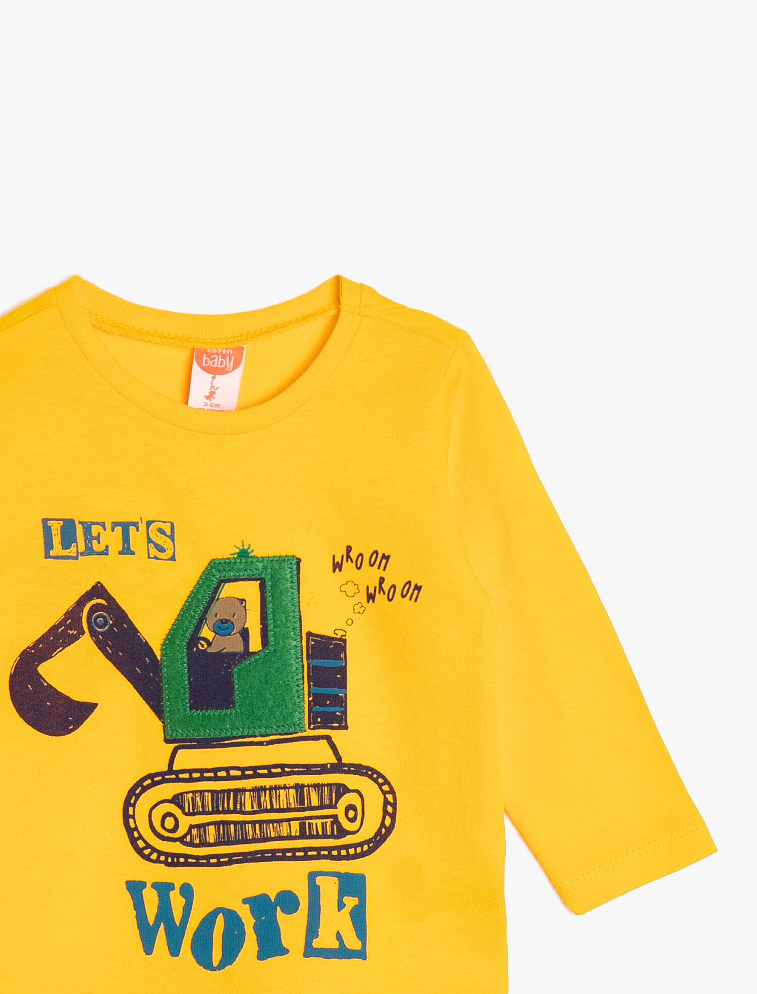 Erkek Bebek Yazılı Baskılı Tişört