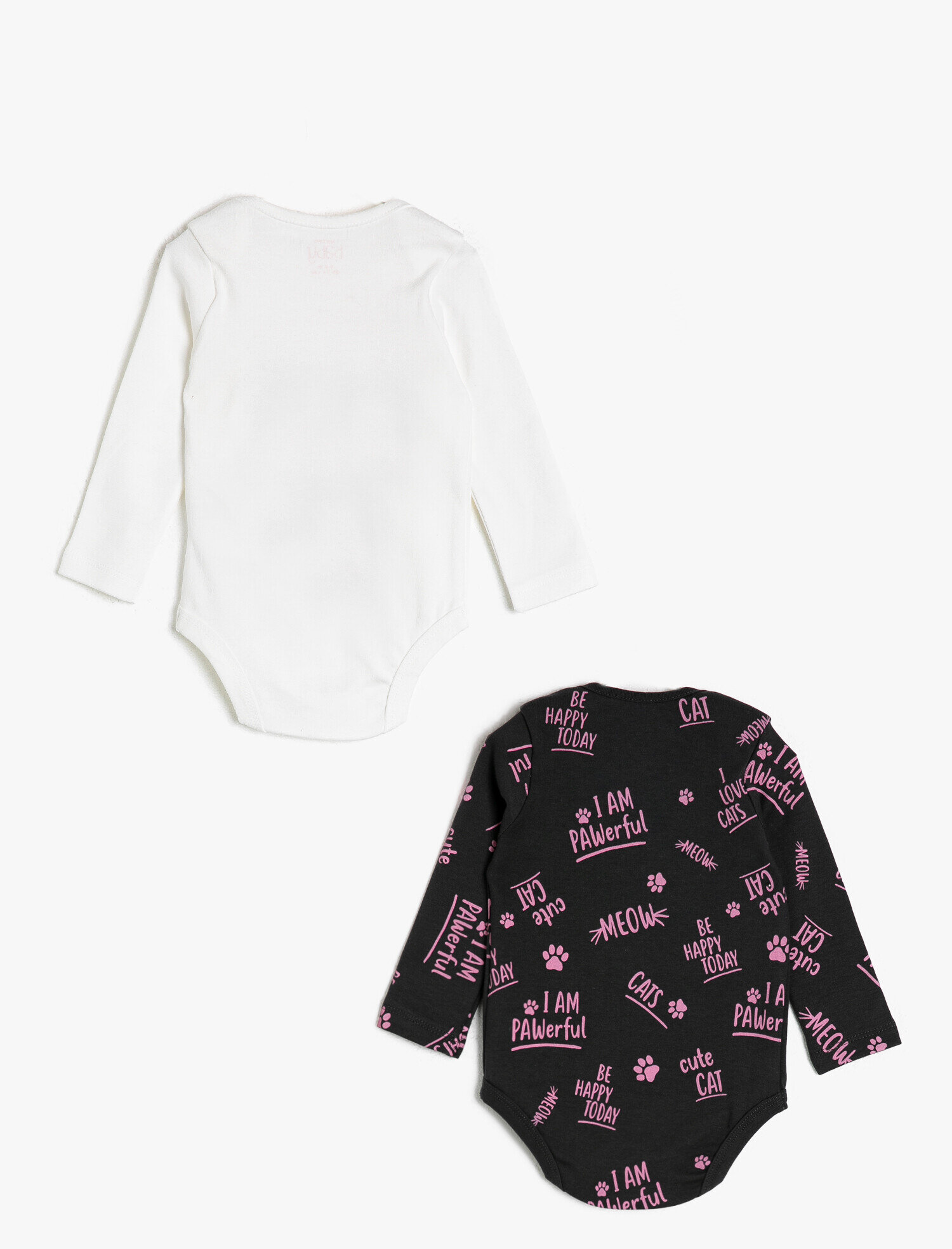 Kız Bebek Yazılı Baskılı Çıtçıtlı Body