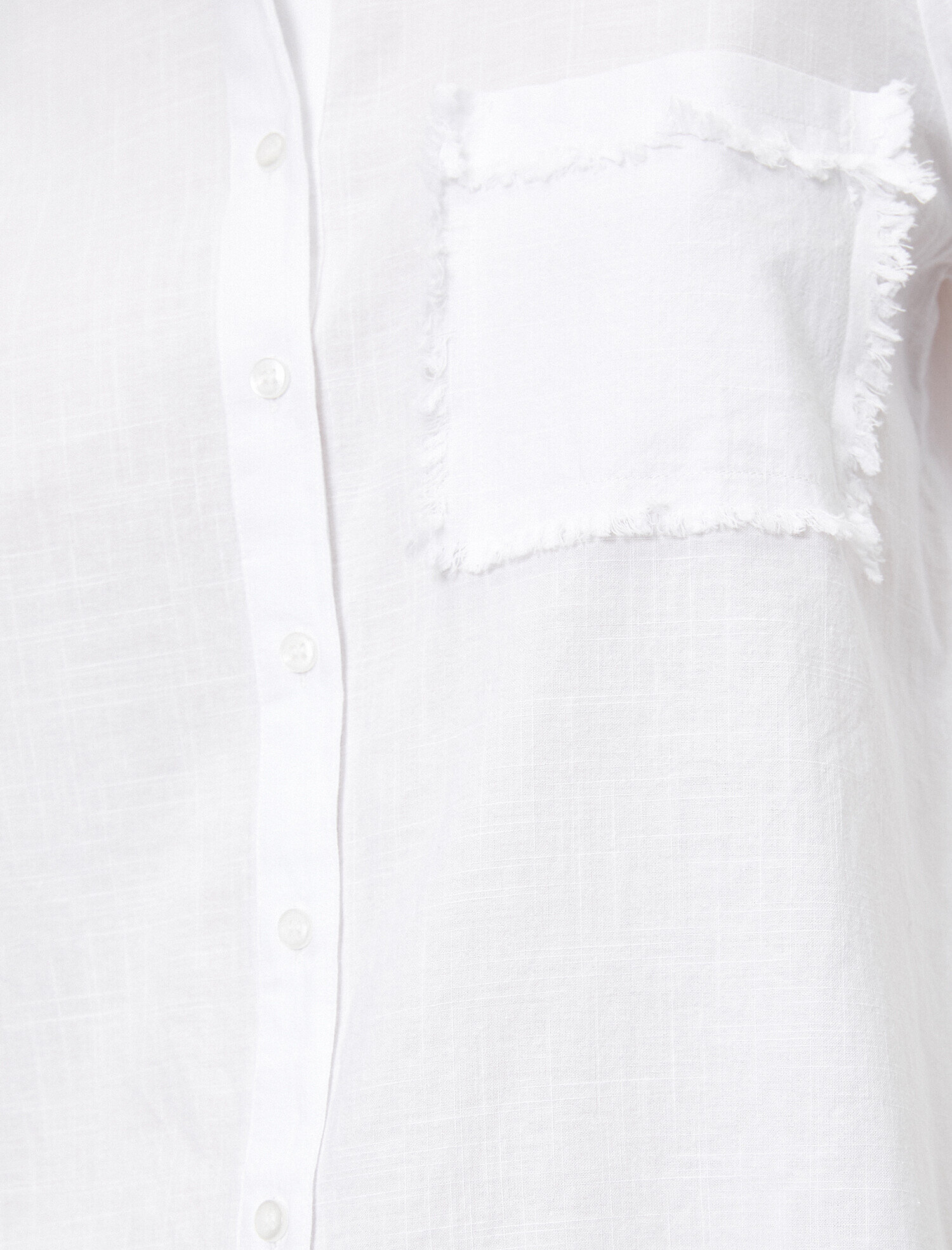   Cep Detaylı Püsküllü Uzun Kollu Gömlek