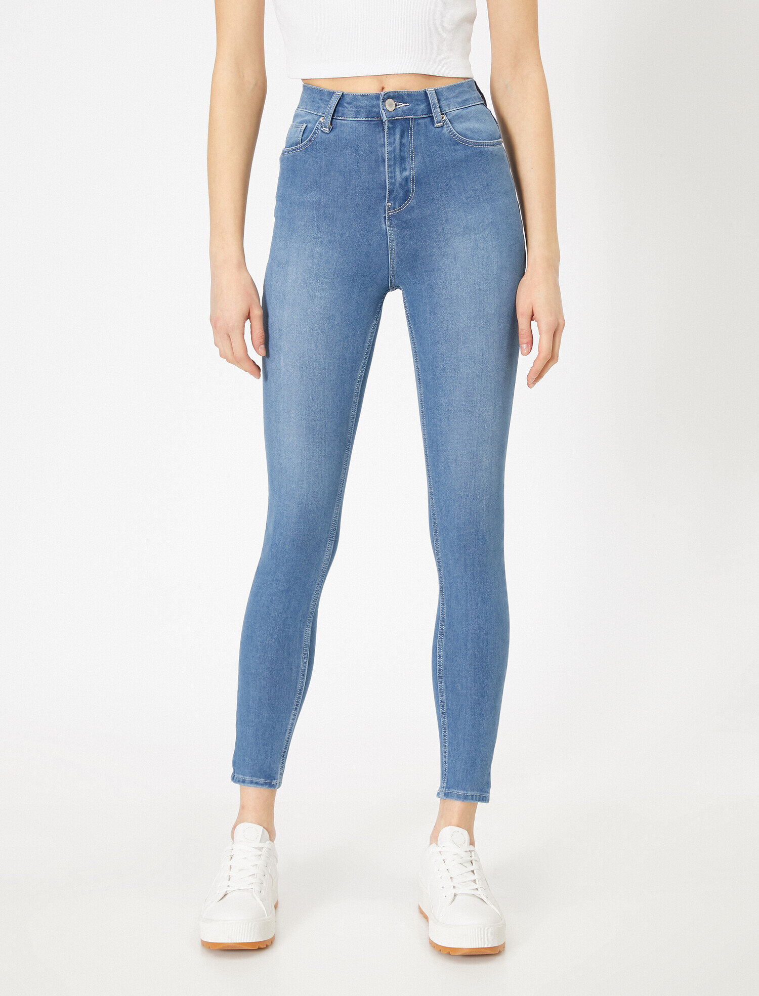   Straight Leg Jeans