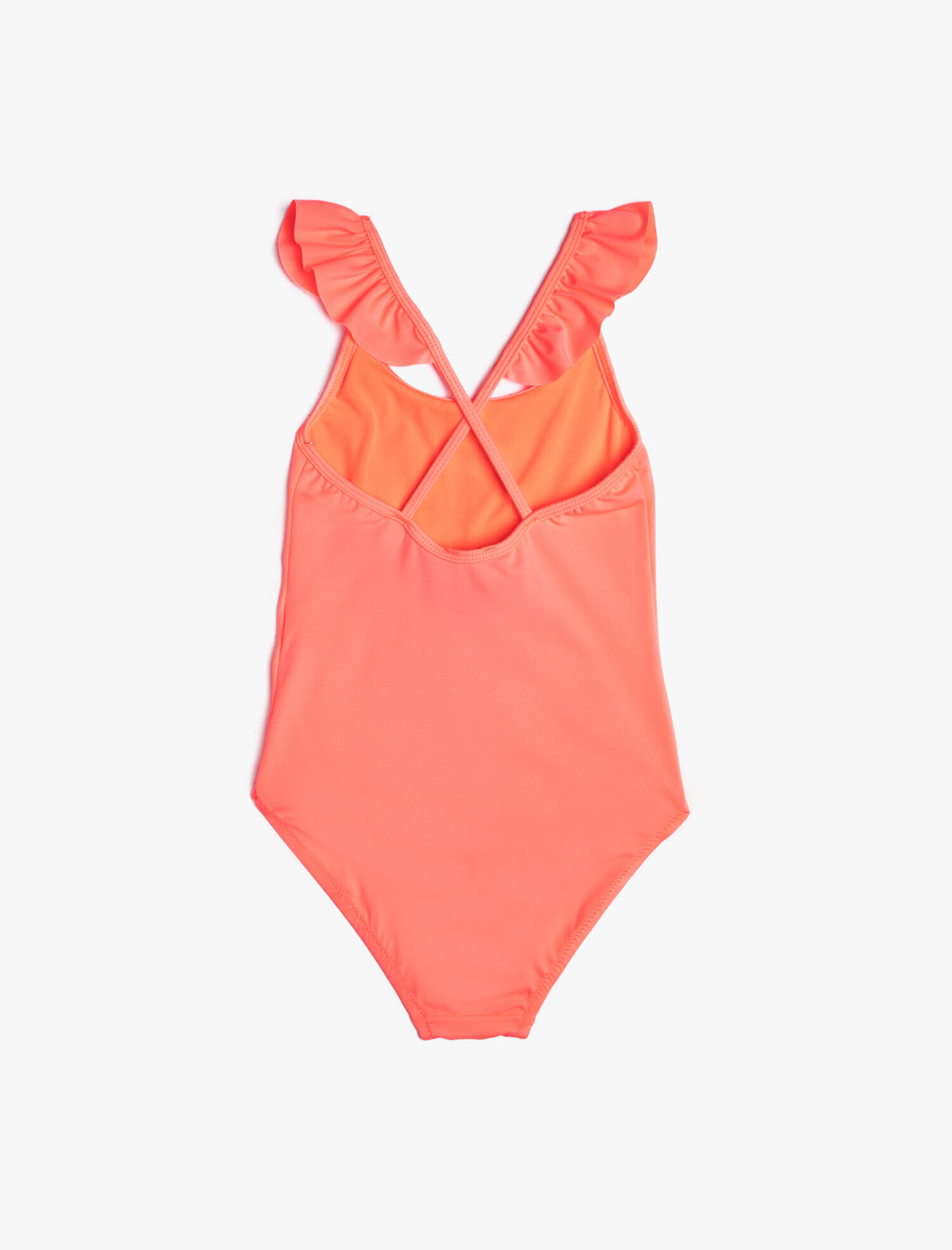  Kız Çocuk Mayo Fırfırlı Baskılı