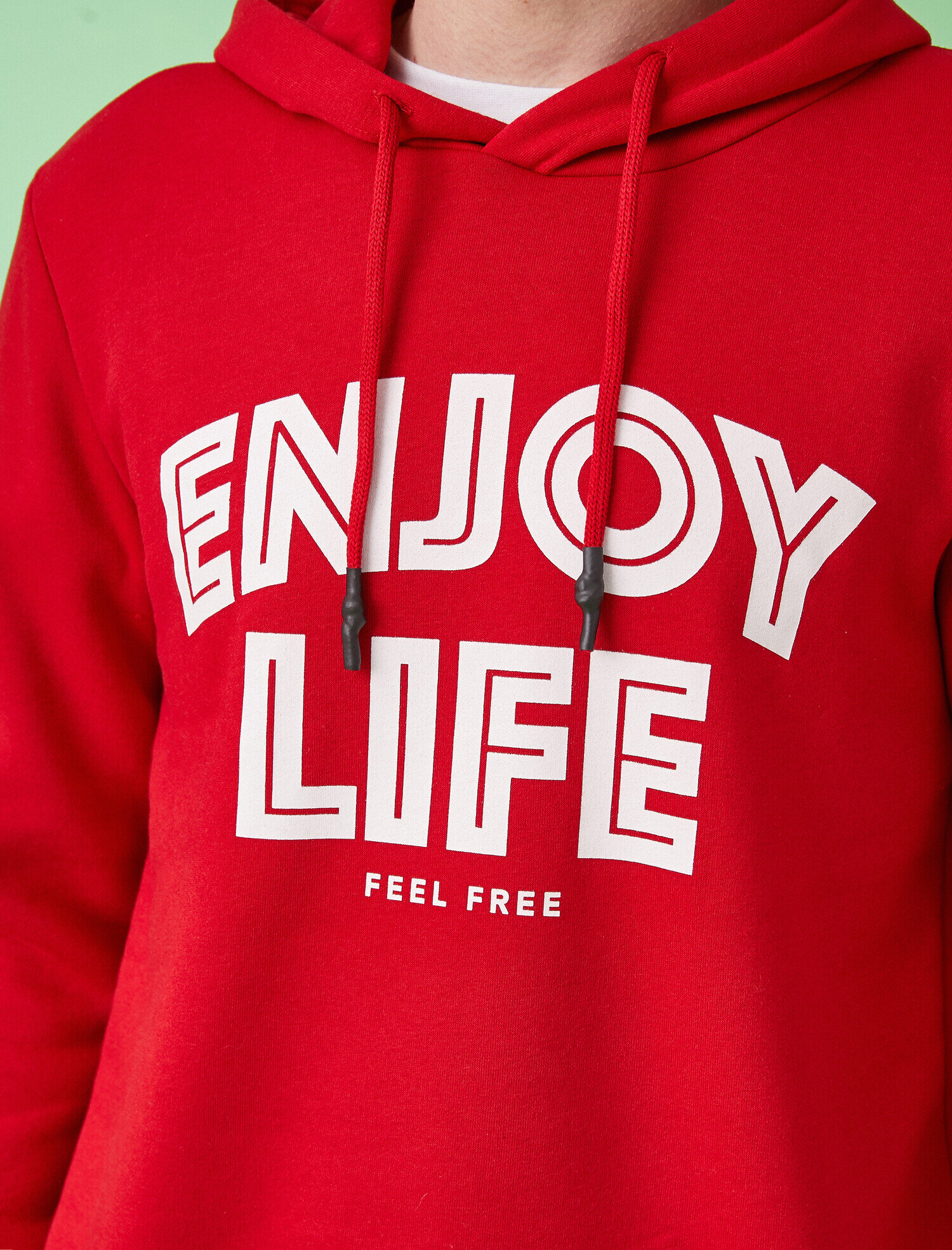   Kapüşonlu Sweatshirt Pamuklu