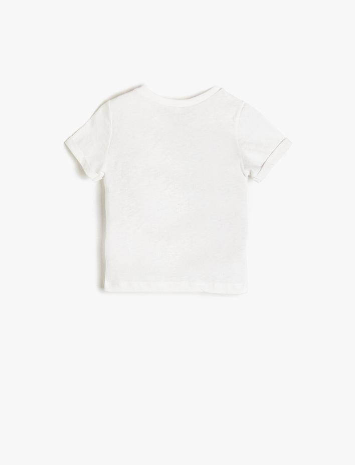 Erkek Bebek Yazılı Baskılı Tişört