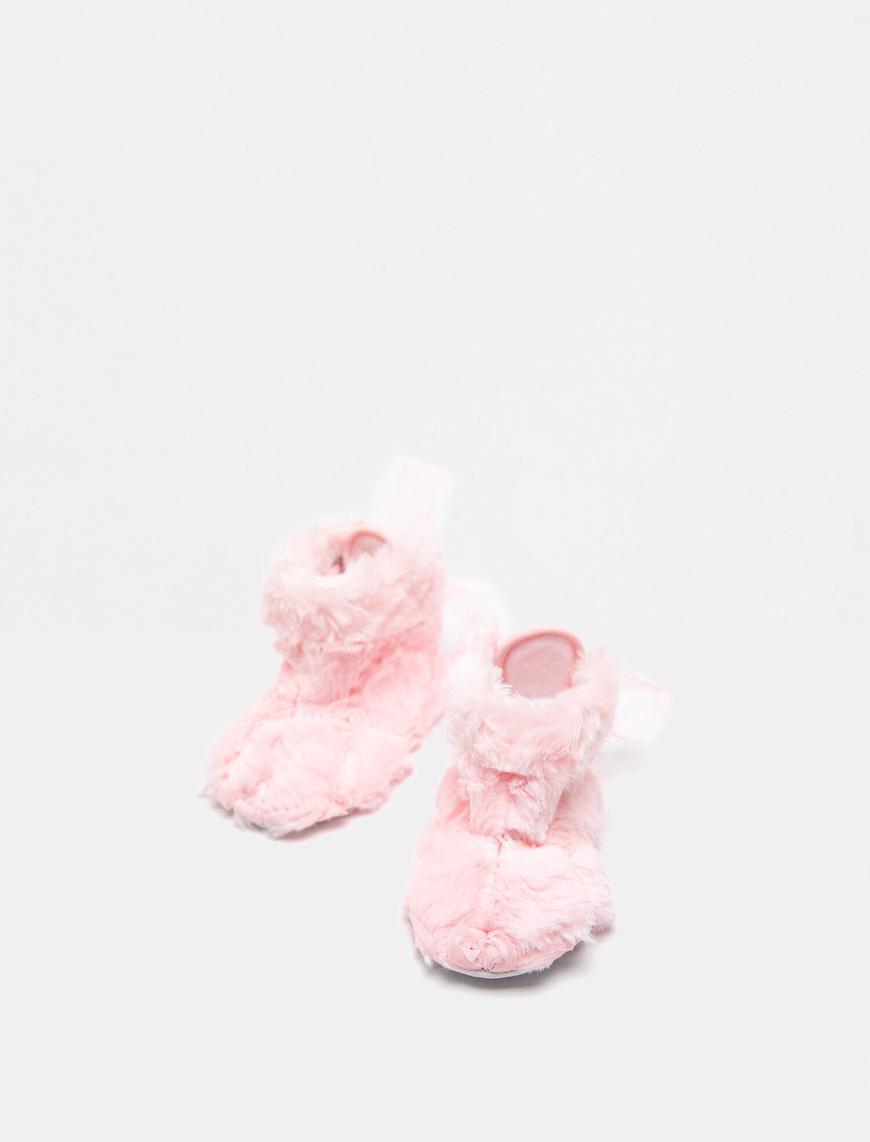  Kız Bebek Peluş Ayakkabı