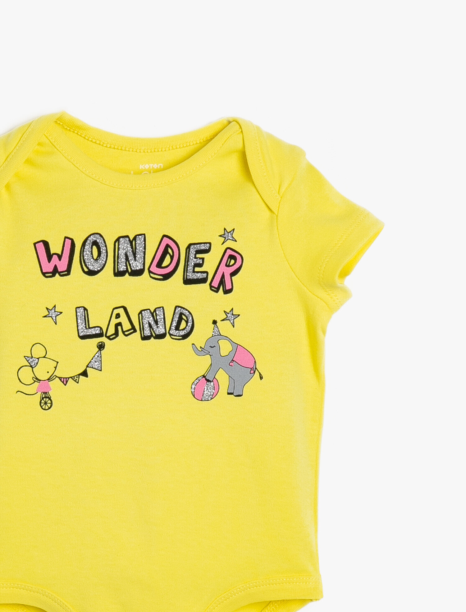 Kız Bebek Yazılı Baskılı Çıtçıtlı Body