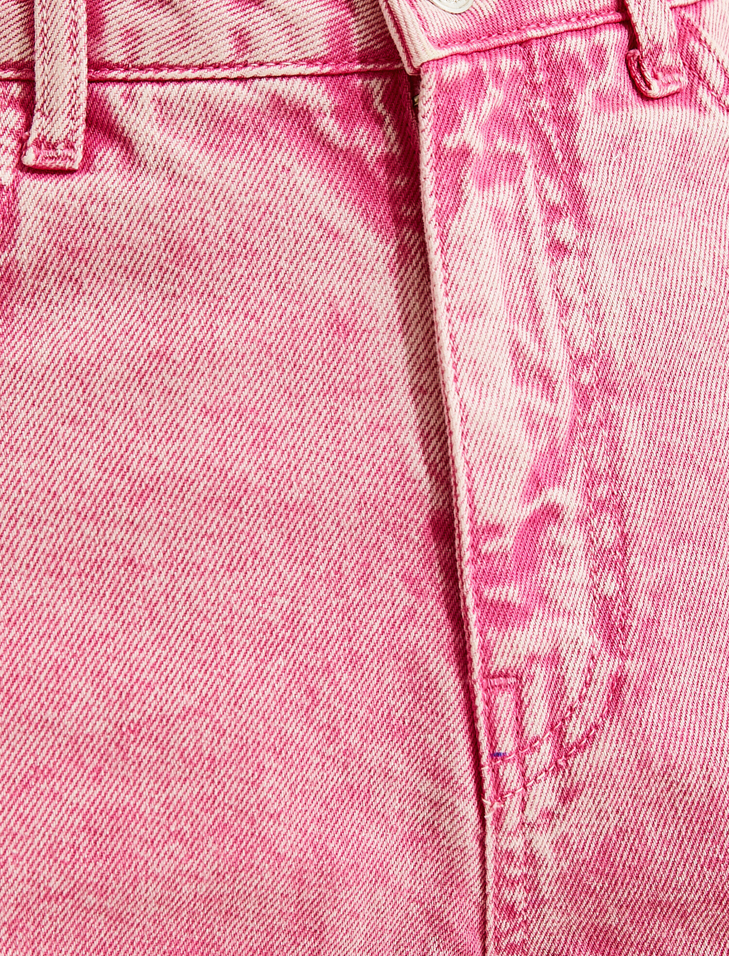   Cepli Yırtık Kot Şort