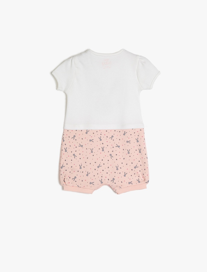 Kız Bebek Baskılı Zıbın