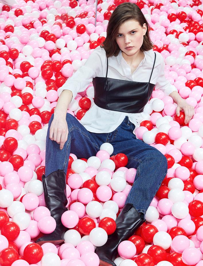  Suni Deri Crop Atlet