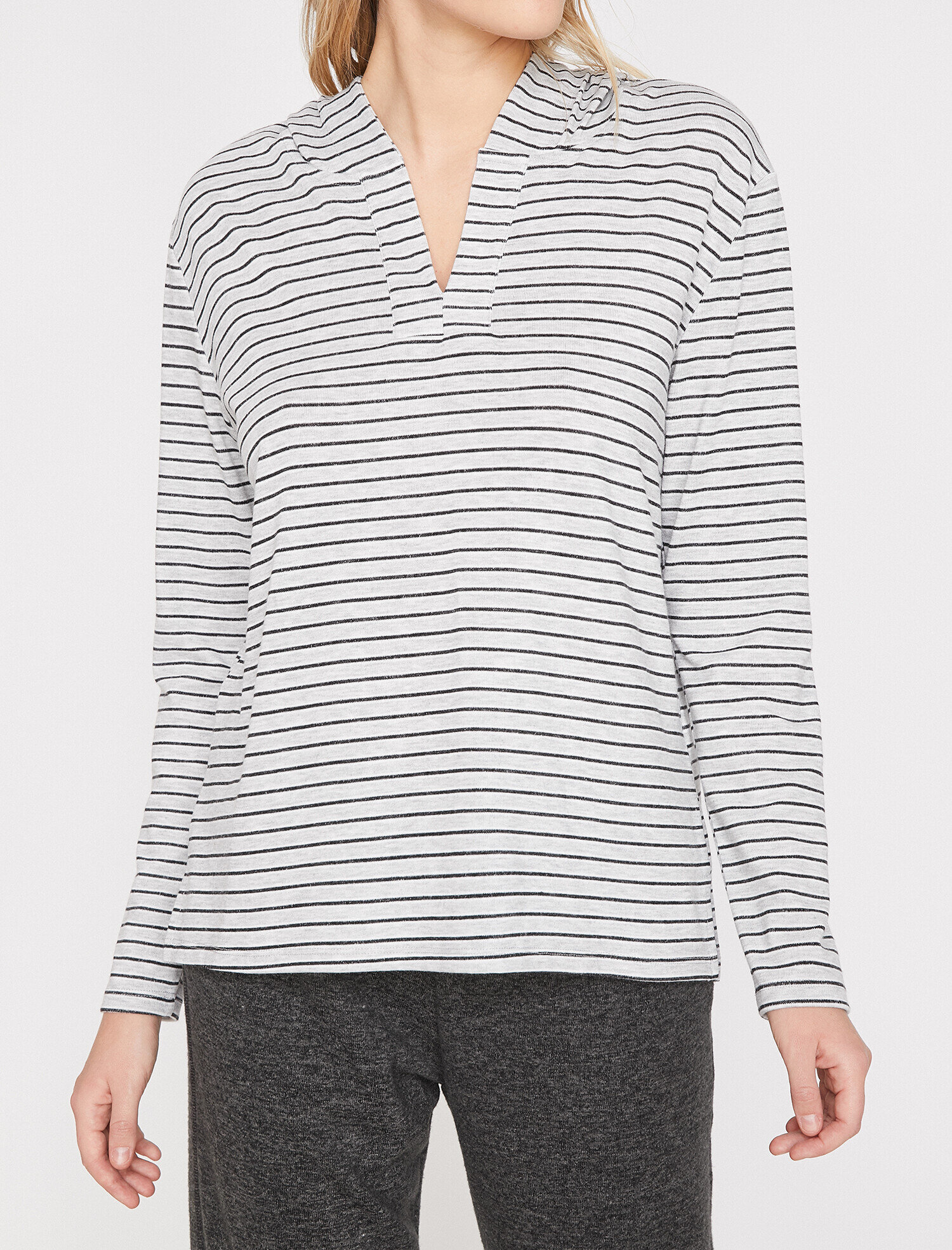   Kapüşonlu Pijama Üstü