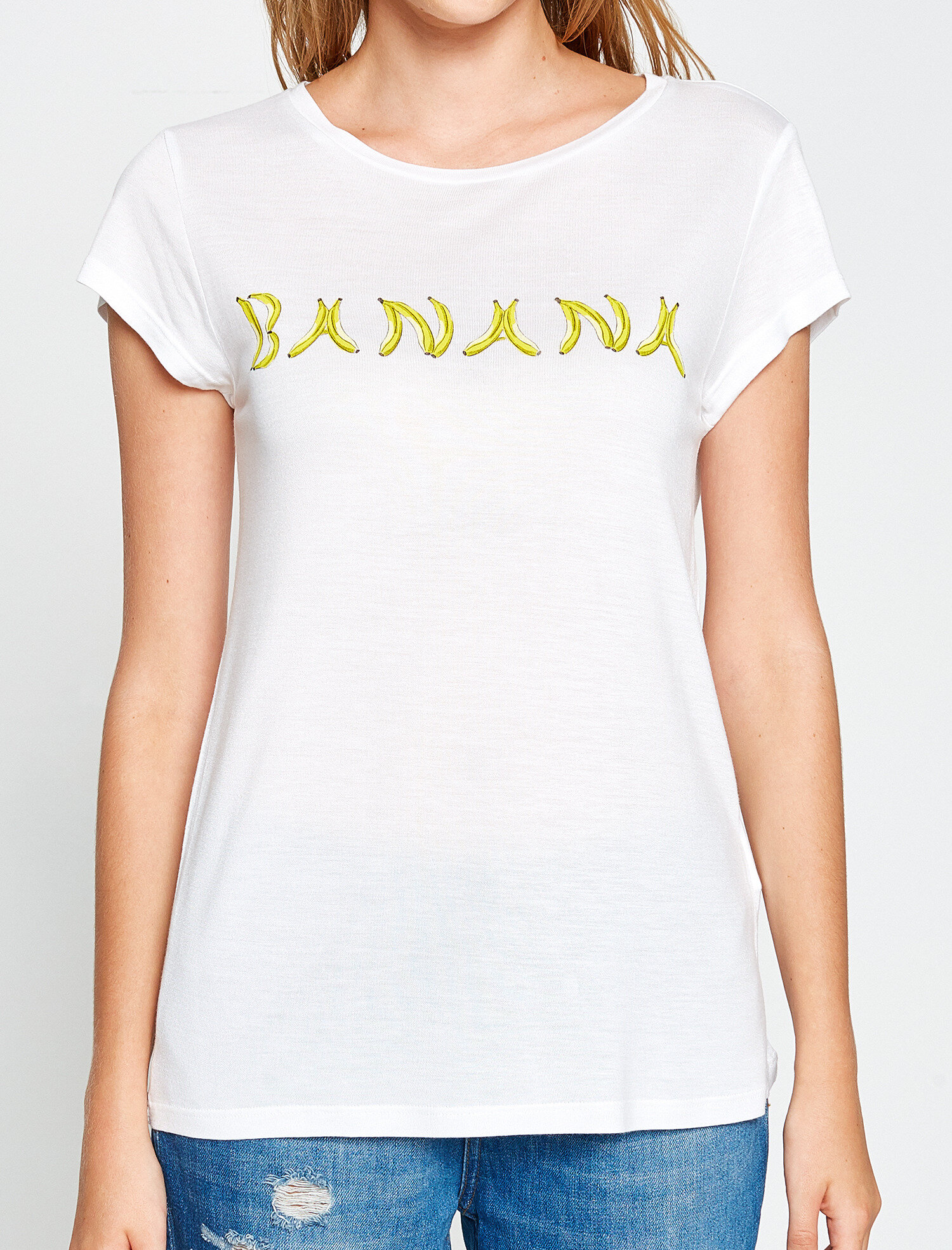   Yazılı Baskılı Tişört