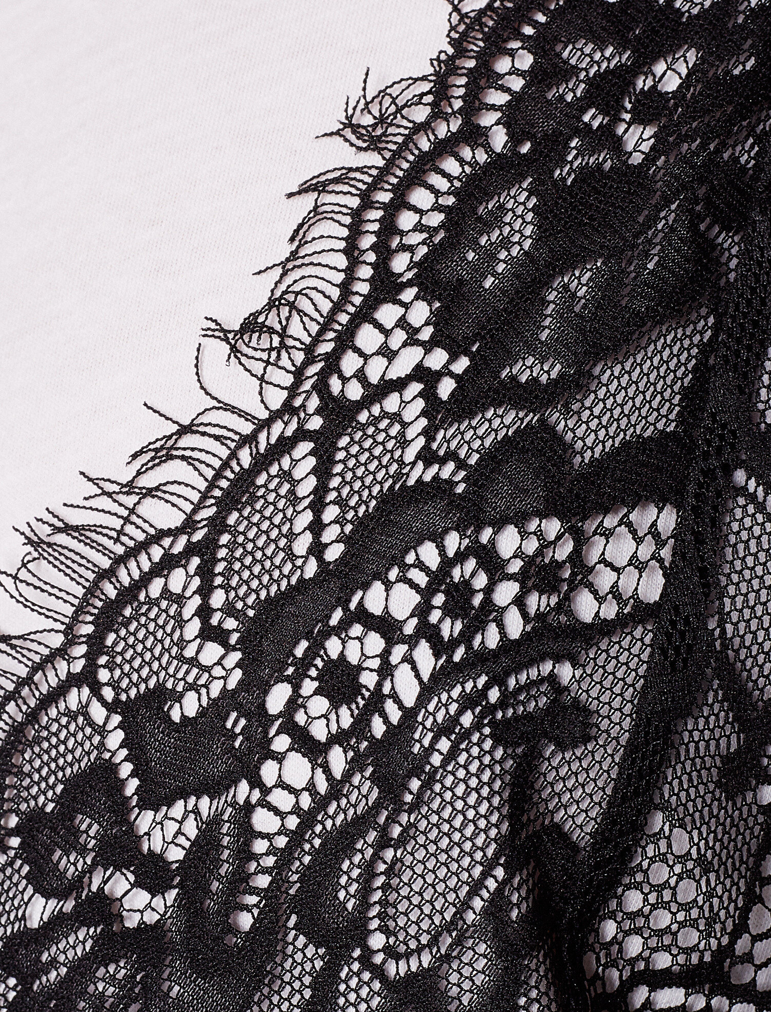   Dantel Detaylı Tişört