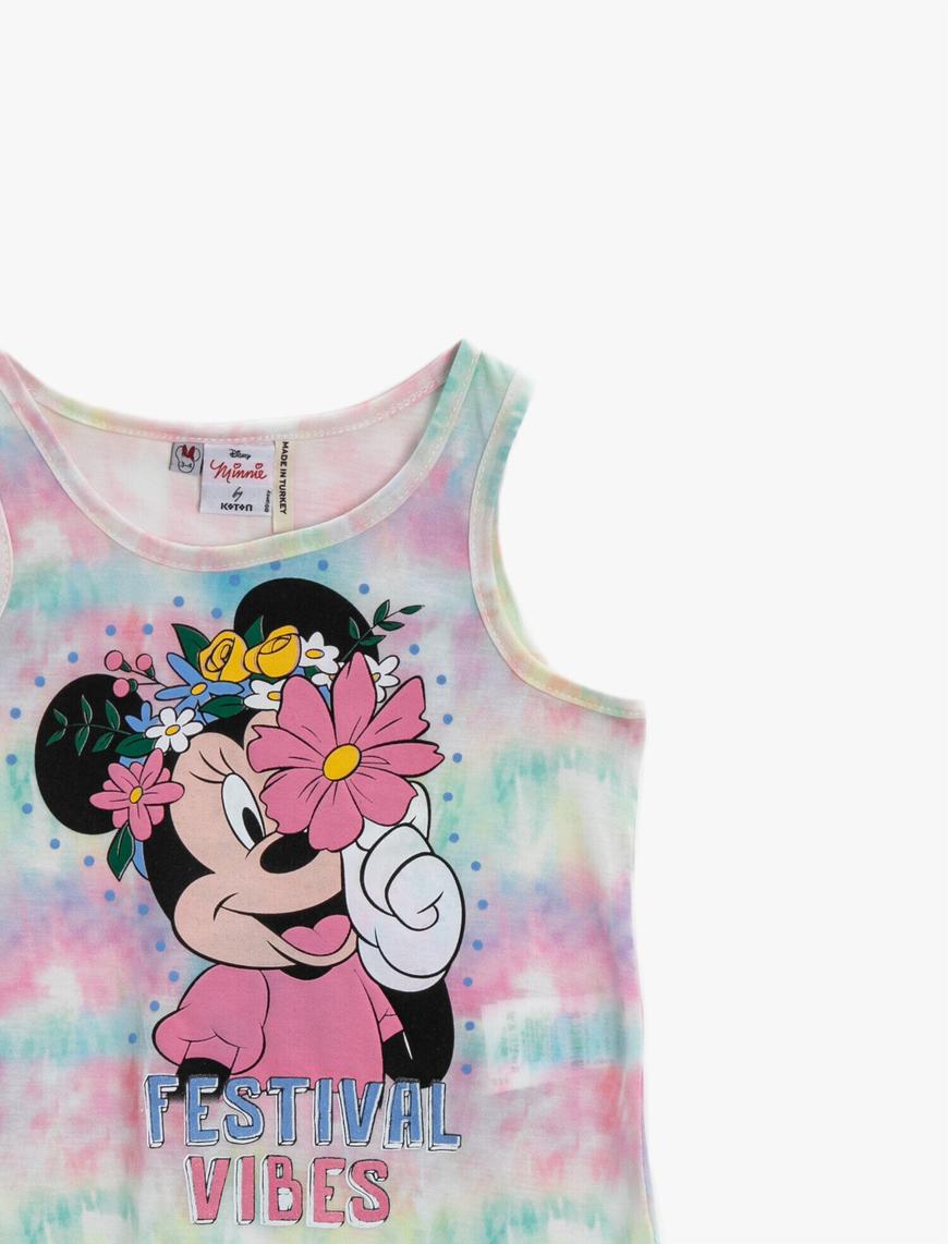  Kız Çocuk Minnie Mouse Atlet Lisanslı