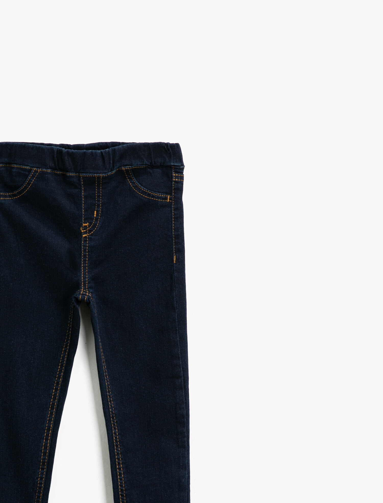  Kız Çocuk Ultra Strech Jean Görünümlü Pamuklu Tayt