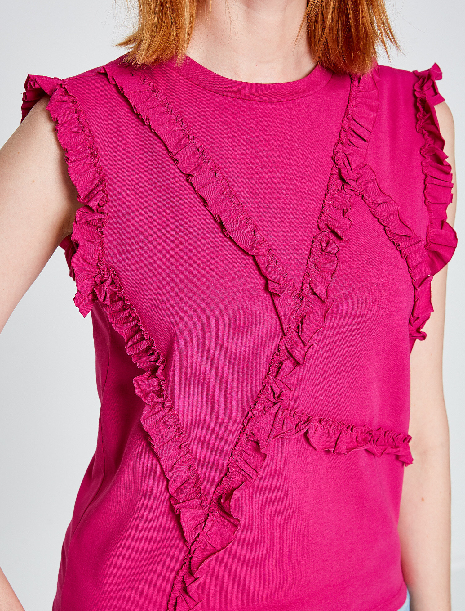   Fırfır Detaylı Bluz