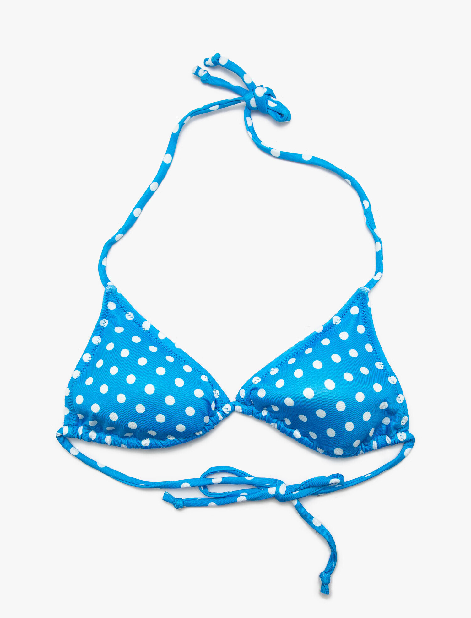   Puantiyeli Bikini Üstü