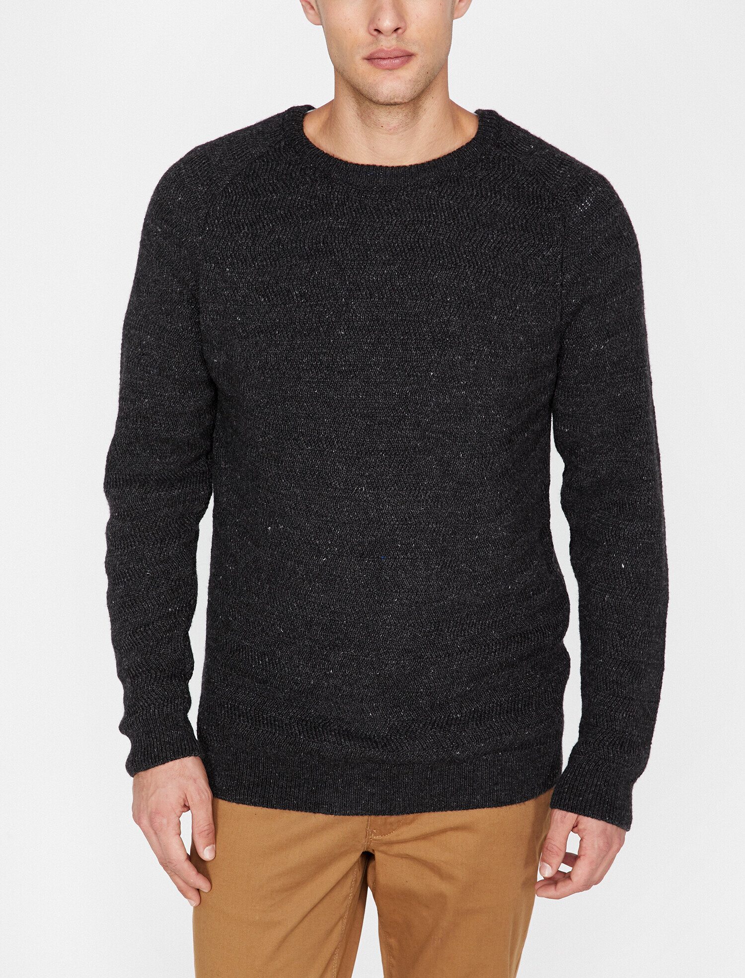   Bisiklet Yaka Triko Kazak