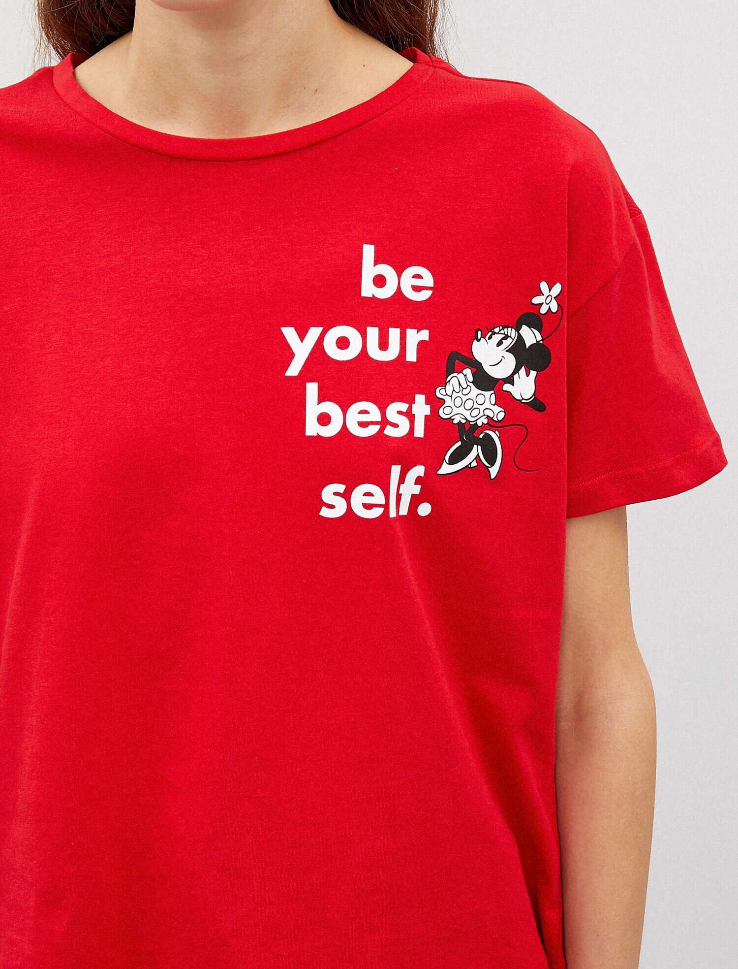   Minnie Mouse Tişört Lisanslı Pamuklu