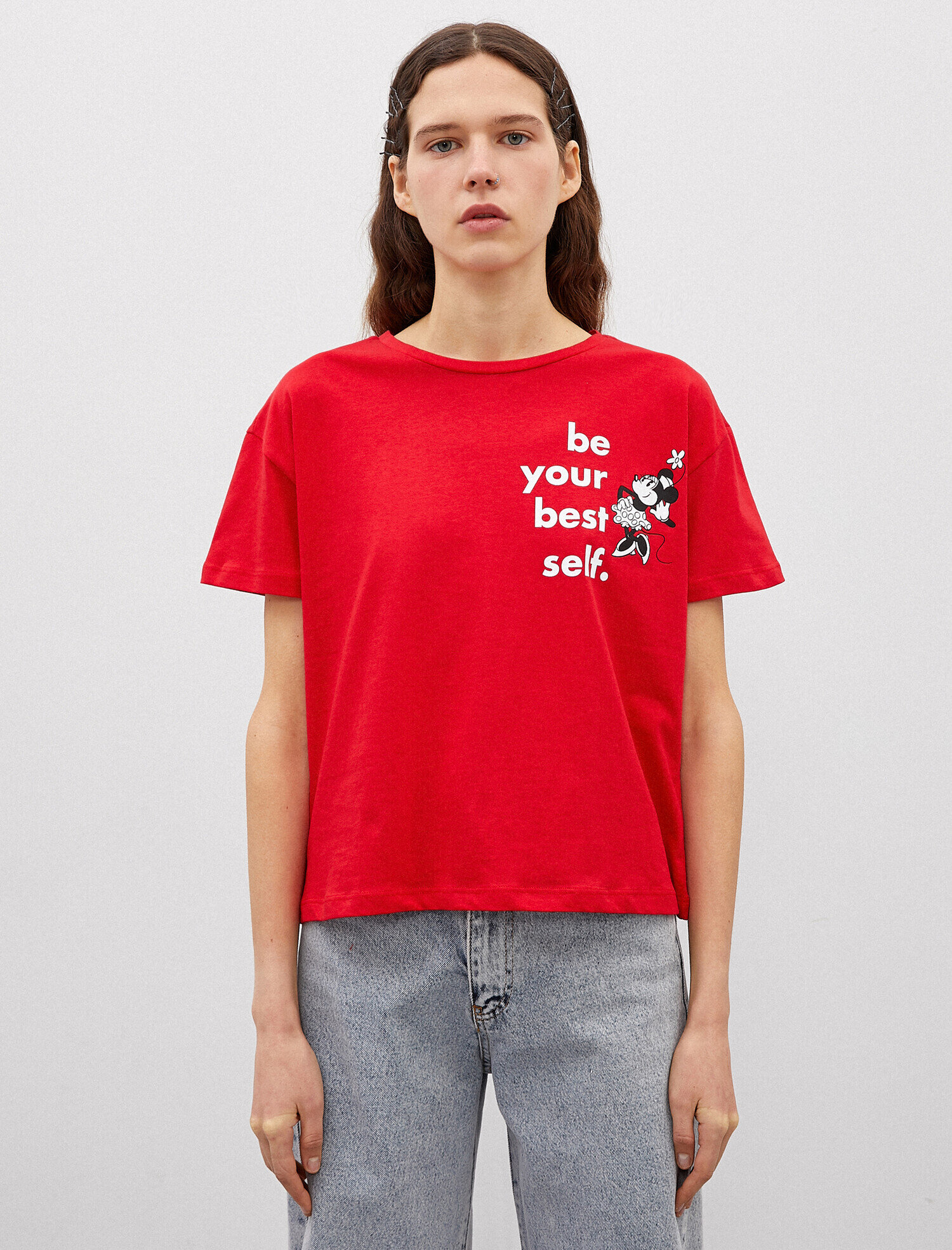   Minnie Mouse Tişört Lisanslı Pamuklu