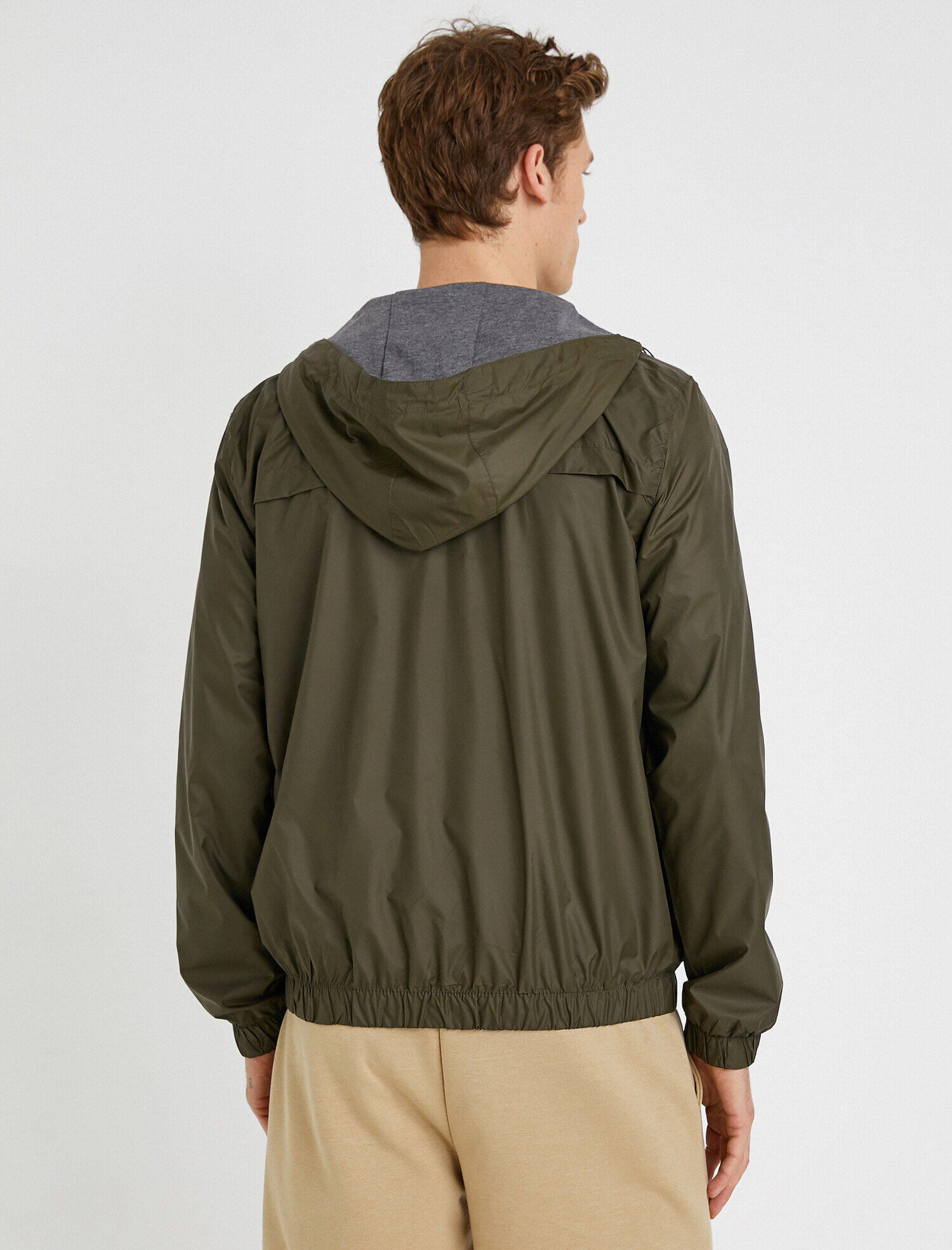 Kapüşonlu Mont Cepli Fermuarlı