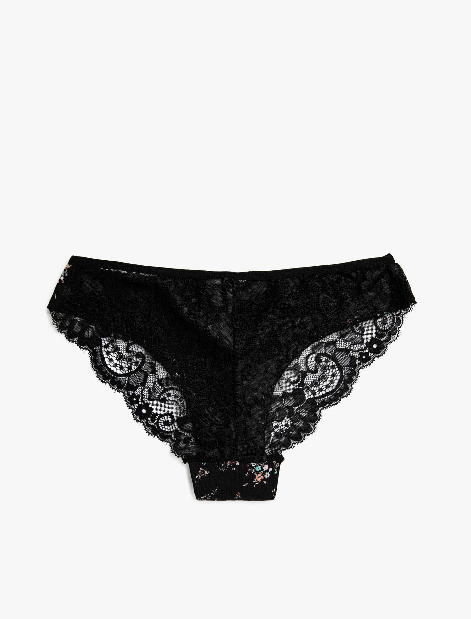   Pamuklu Çiçek Desenli Brazilian Külot