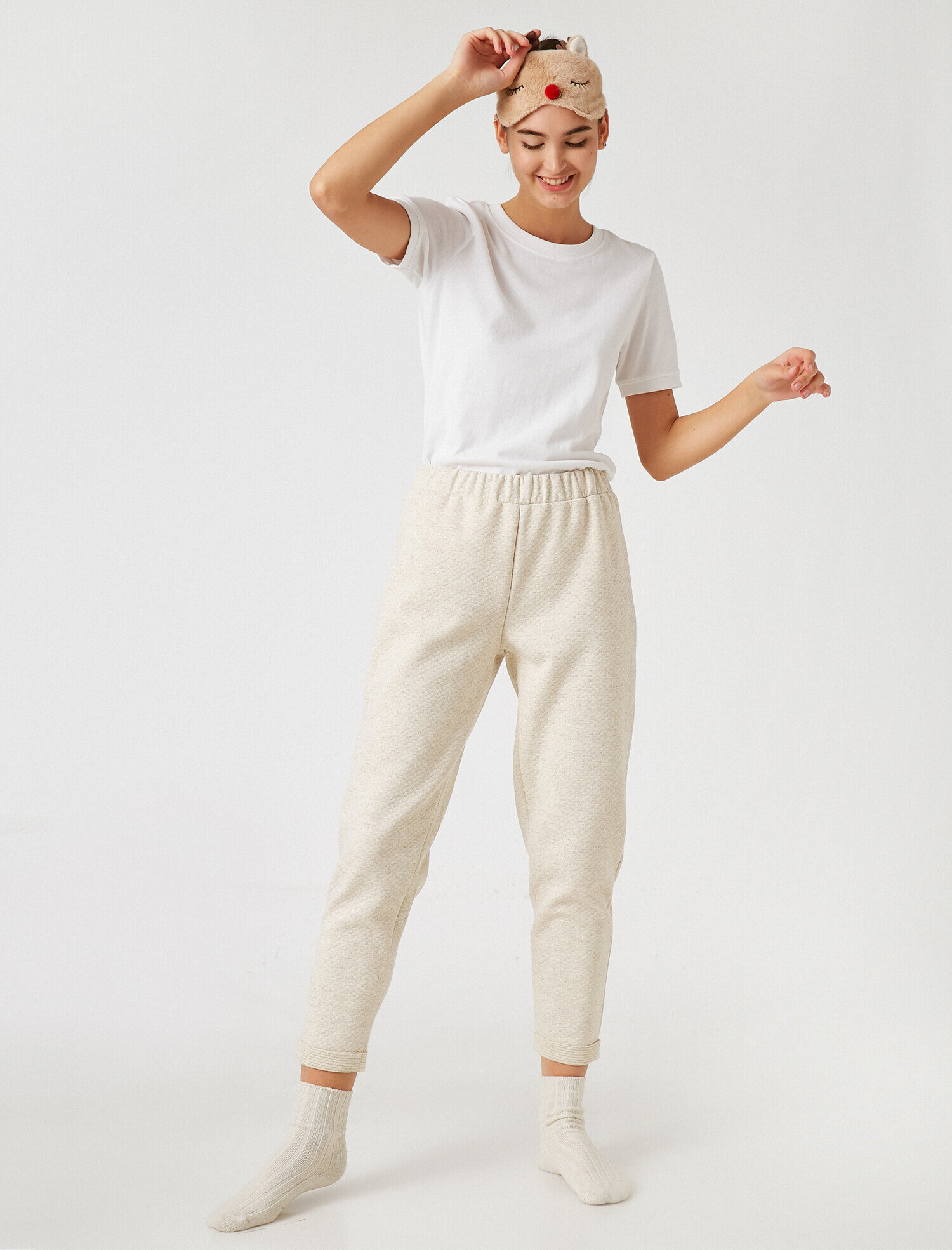   Kapitoneli Pijama Altı