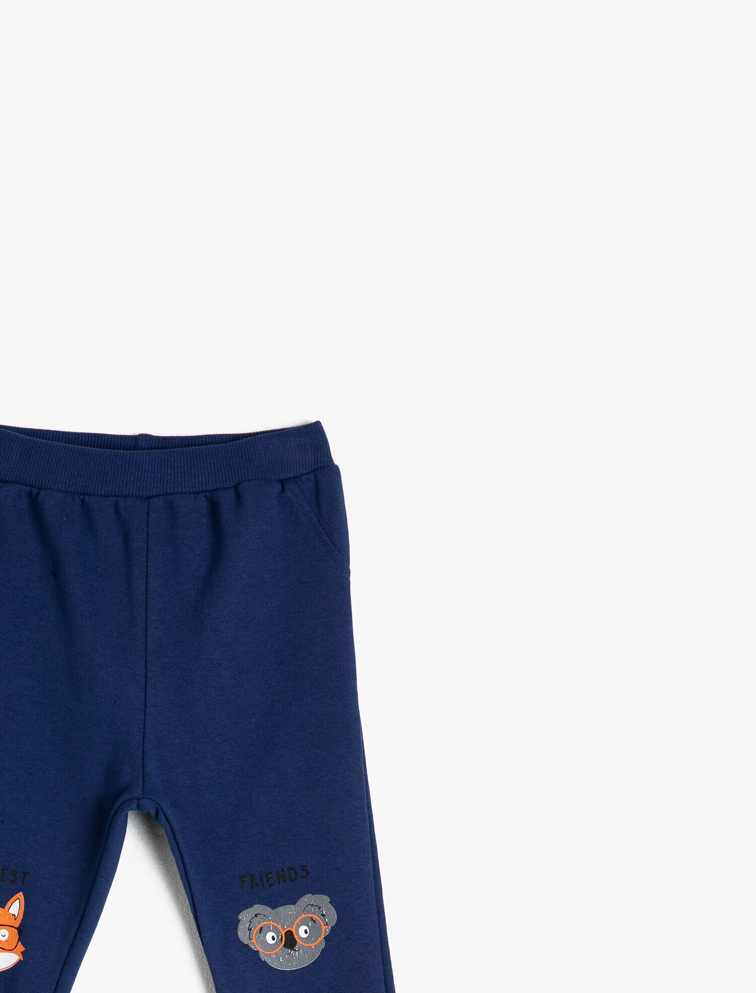  Erkek Bebek Pamuklu Baskılı Eşofman Altı