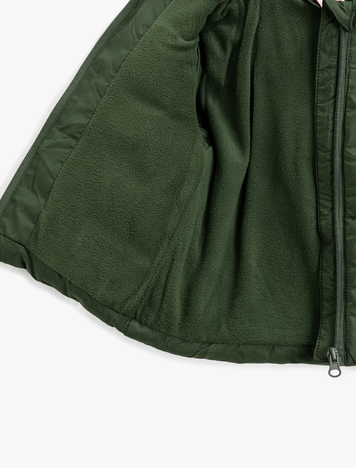  Erkek Bebek Kapüşonlu Fermuarlı Şişme Mont