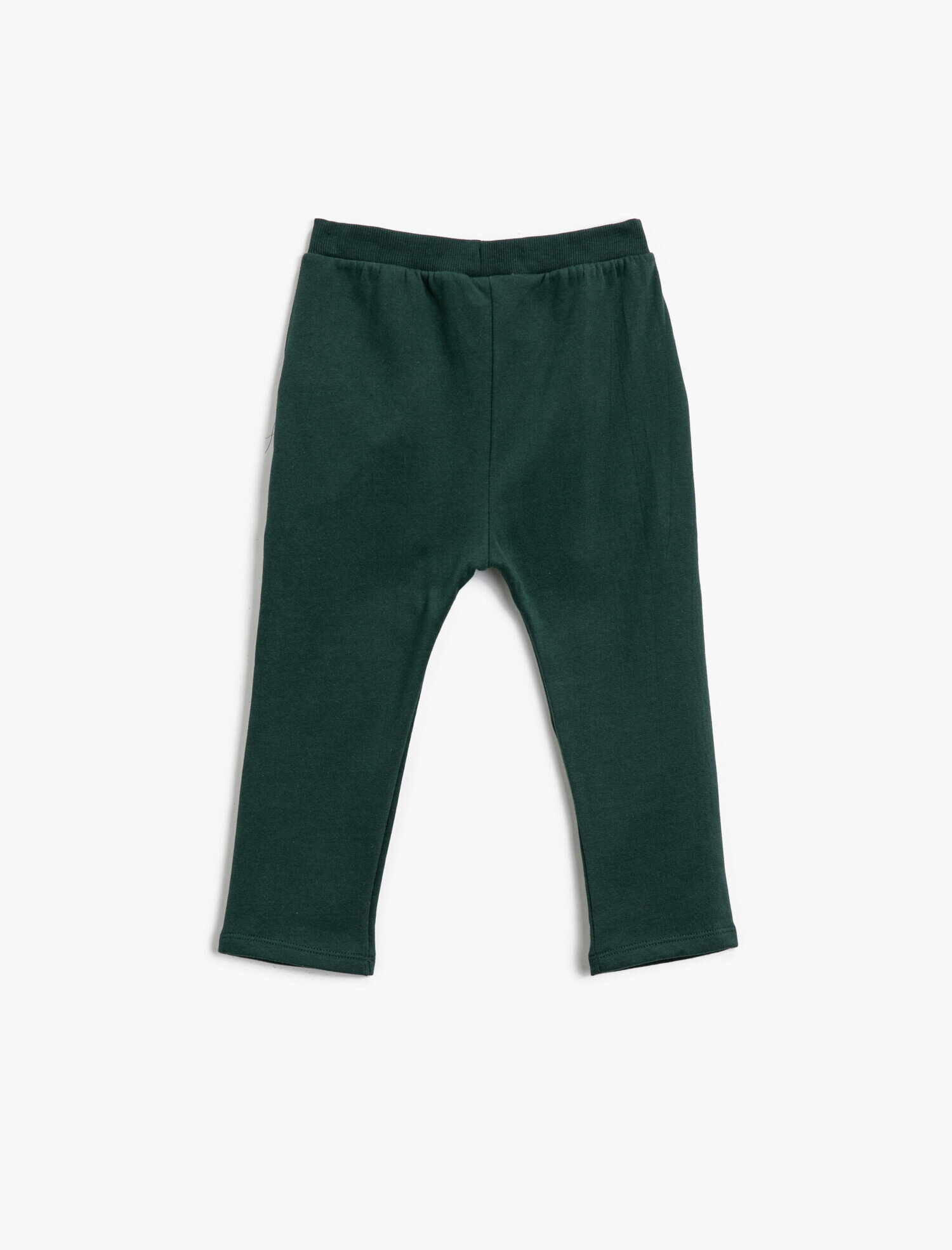  Erkek Bebek Beli Bağlamalı Eşofman Altı Pamuklu İşlemeli