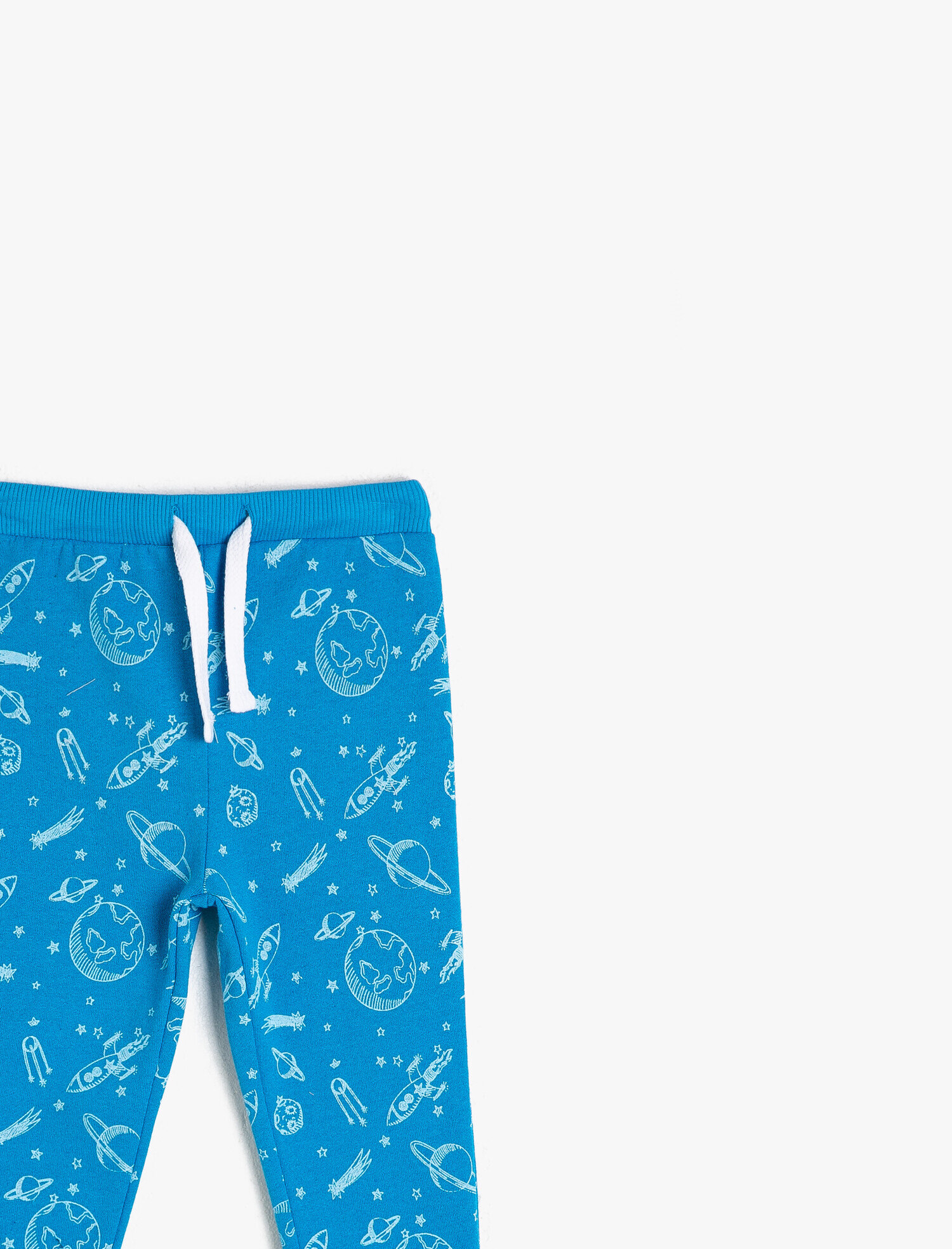  Erkek Bebek Belden Bağlamalı Baskılı Normal Bel Eşofman Altı