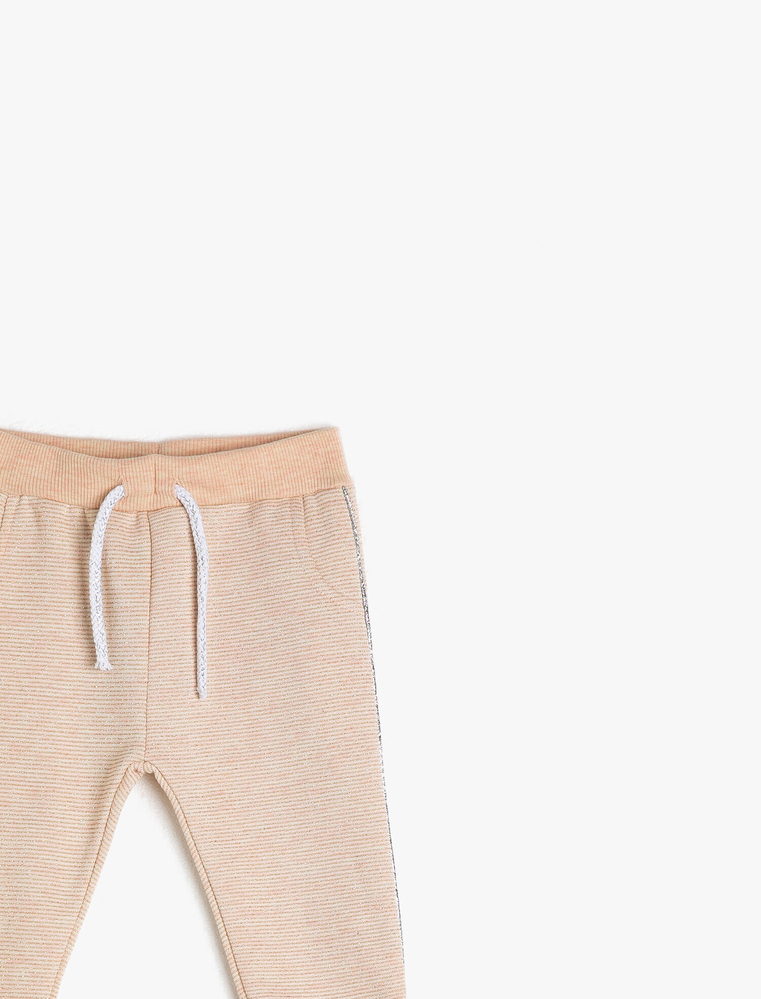  Kız Bebek Simli Çizgili Eşofman Altı