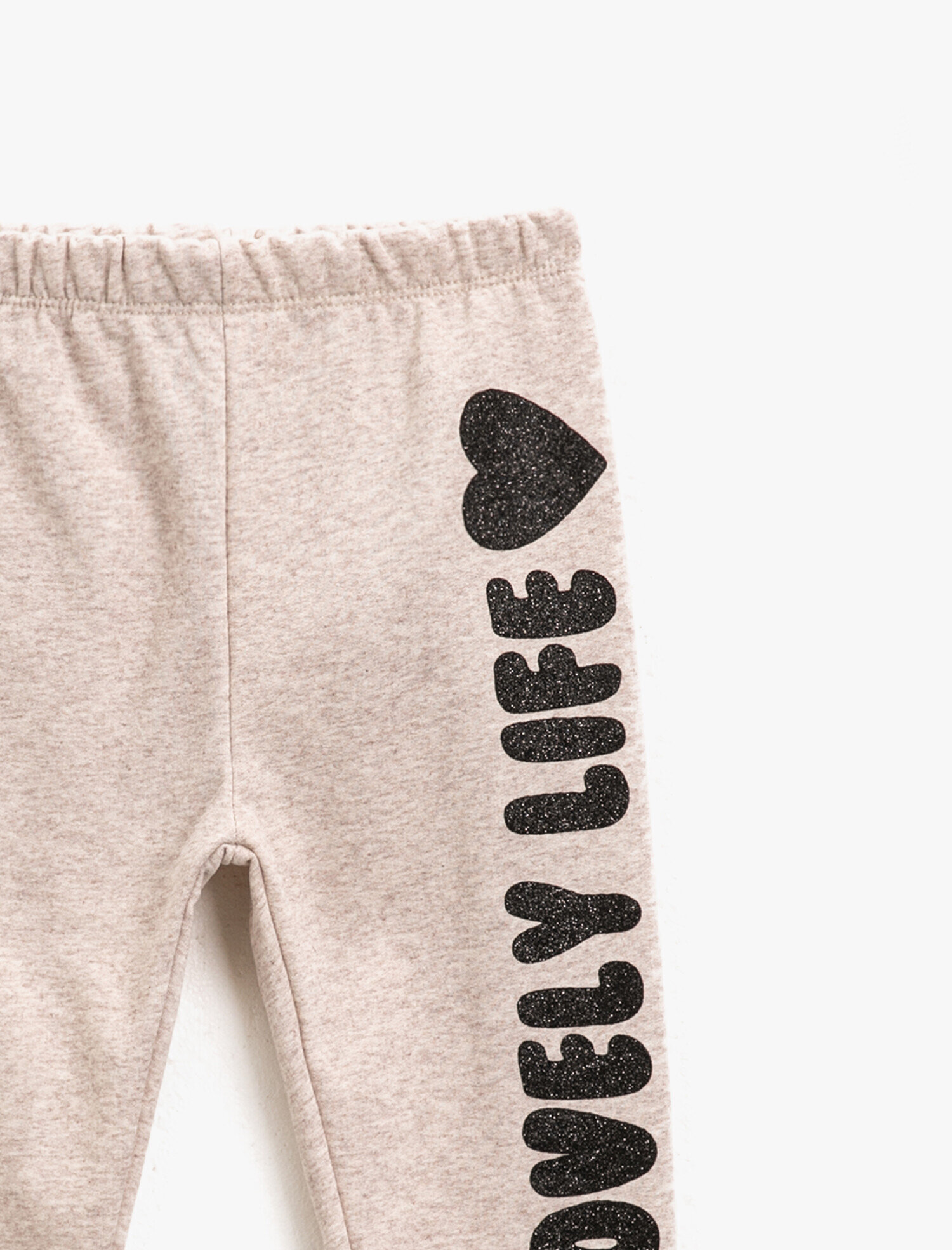  Kız Bebek Normal Bel Baskılı Eşofman Altı