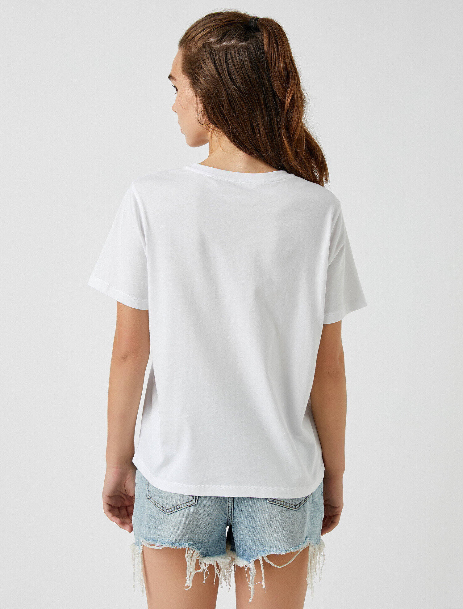   Marmara Temalı Baskılı Tişört Pamuklu