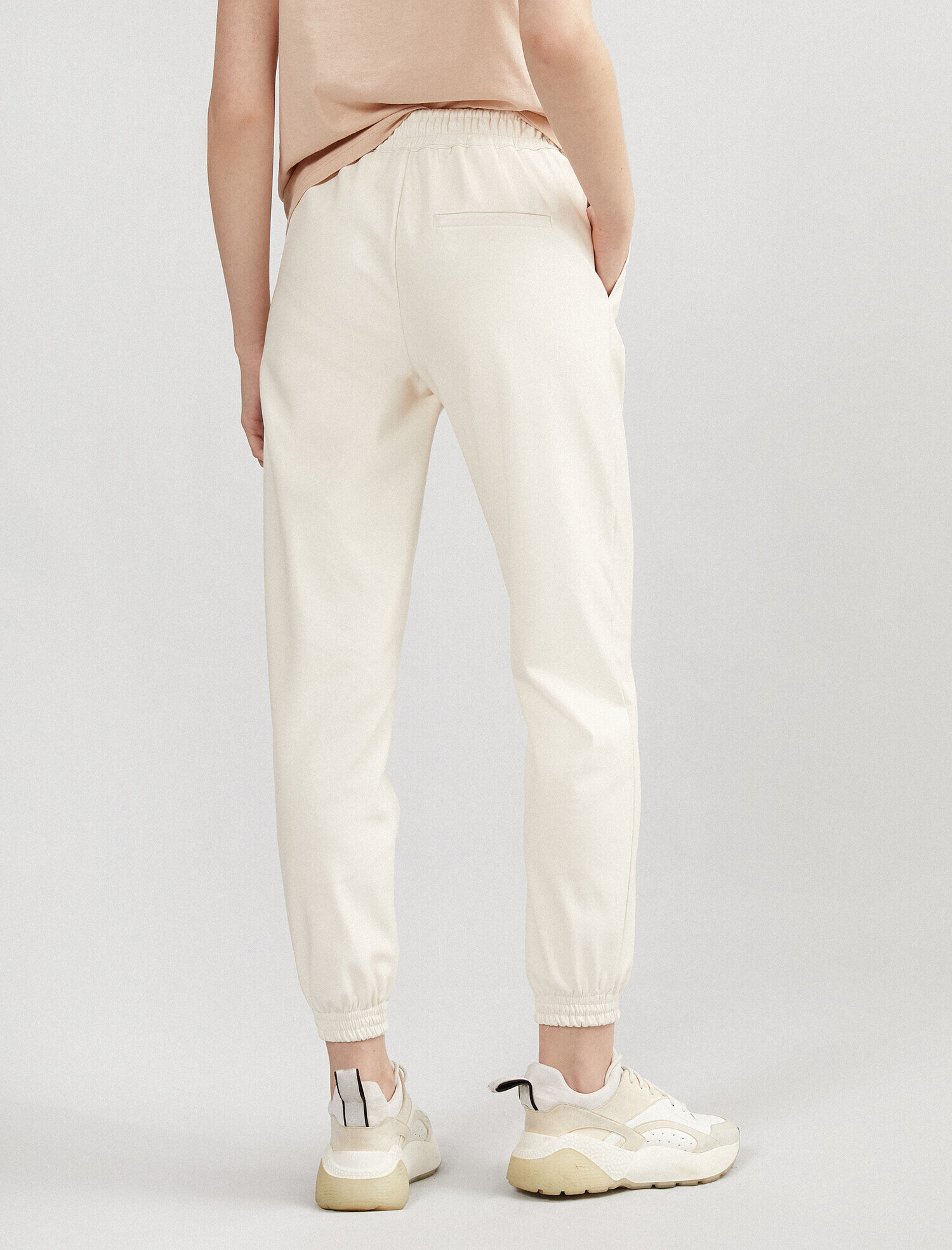  Suni Deri Pantolon Jogger