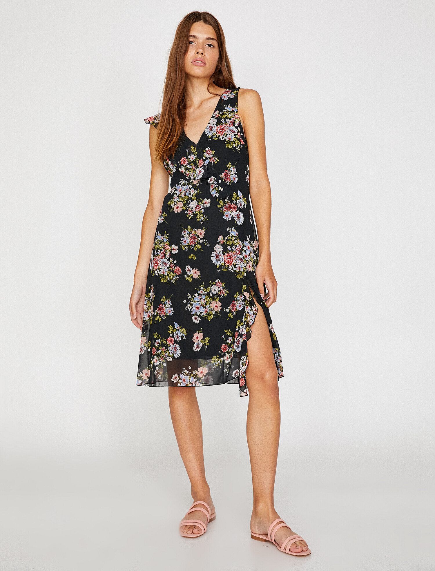   Çiçekli Yazlık Elbise