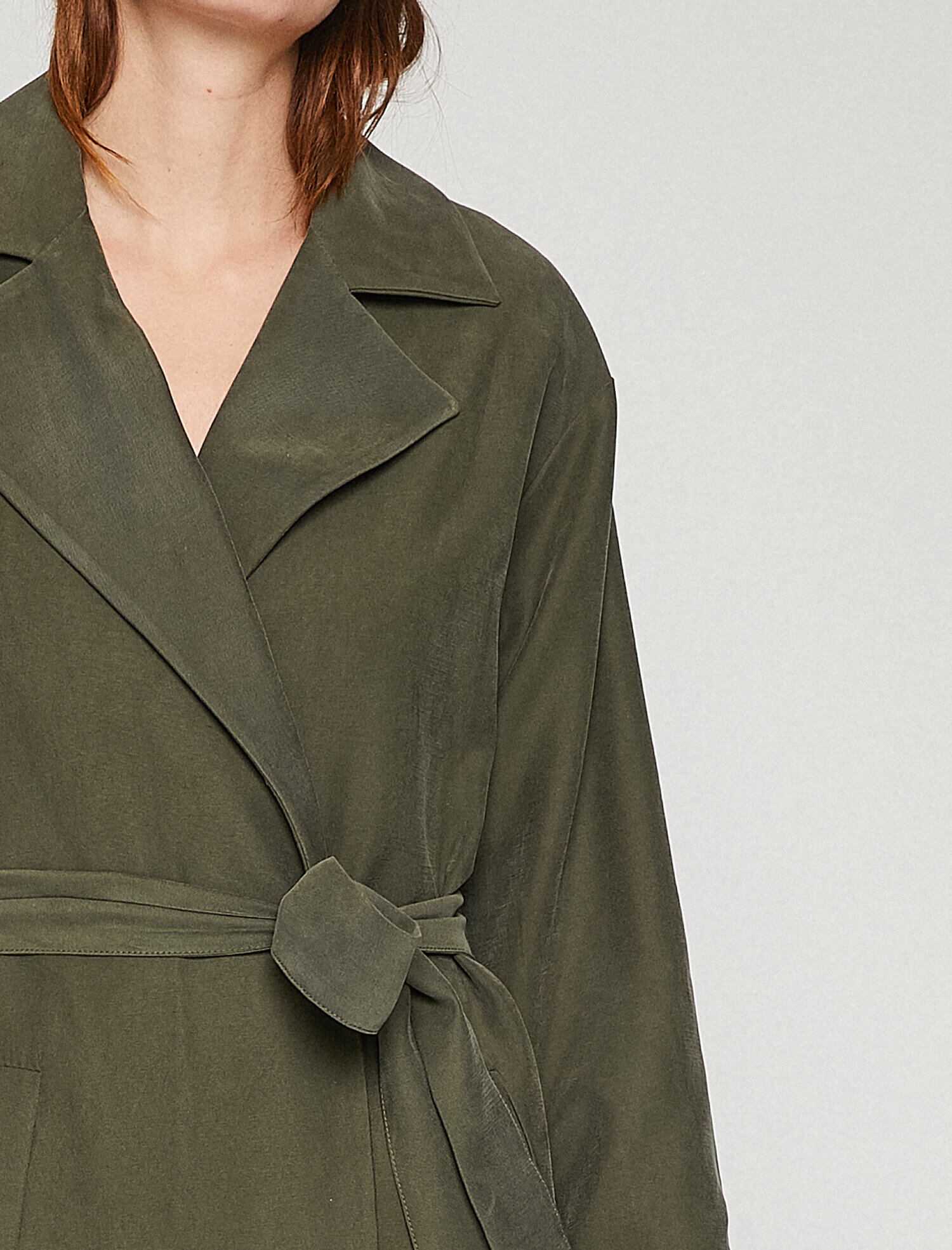   Beli Bağlamalı Trençkot