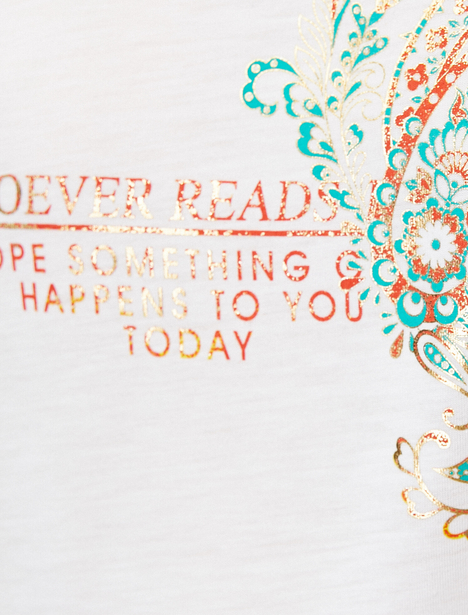   Yazılı Baskılı Tişört