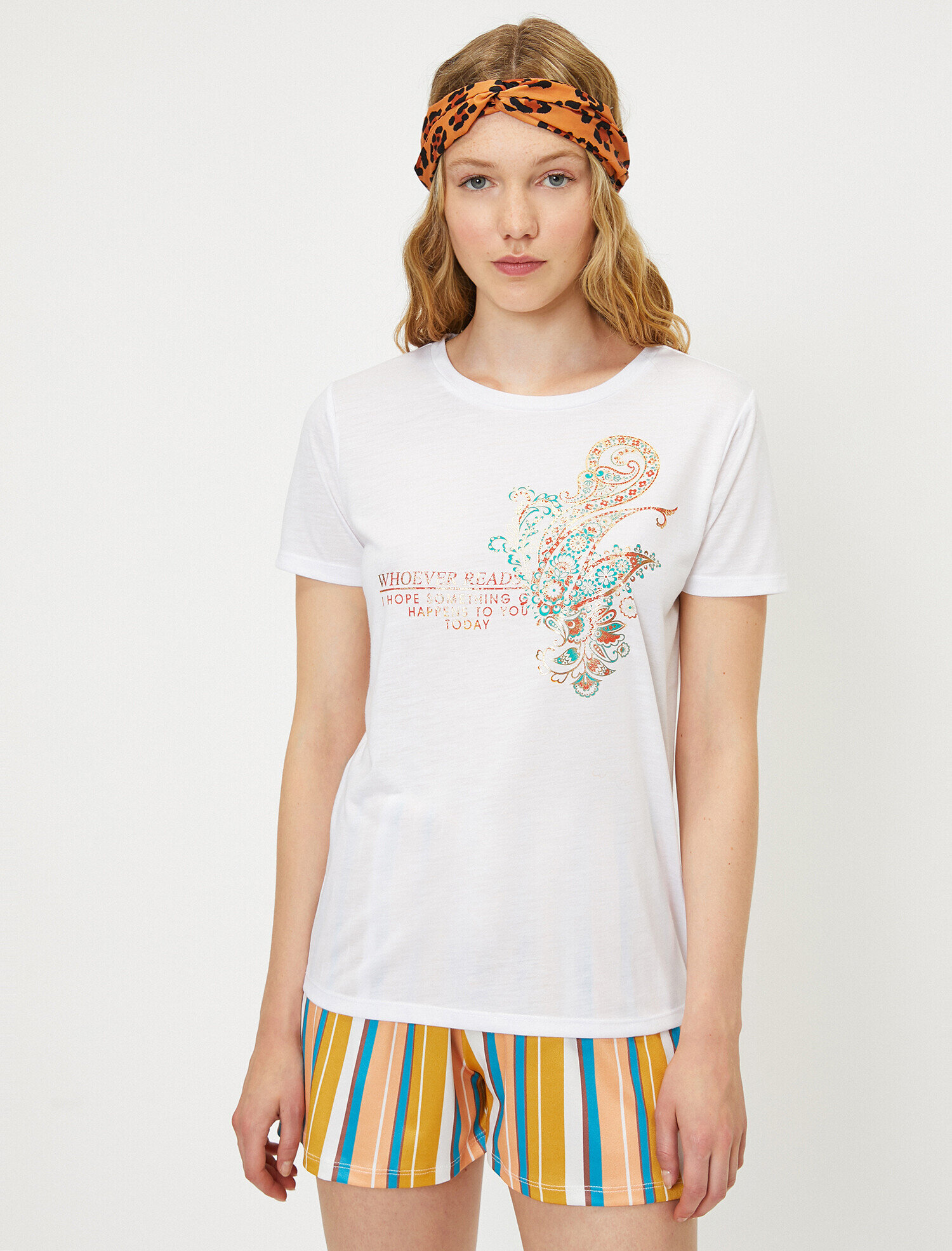   Yazılı Baskılı Tişört