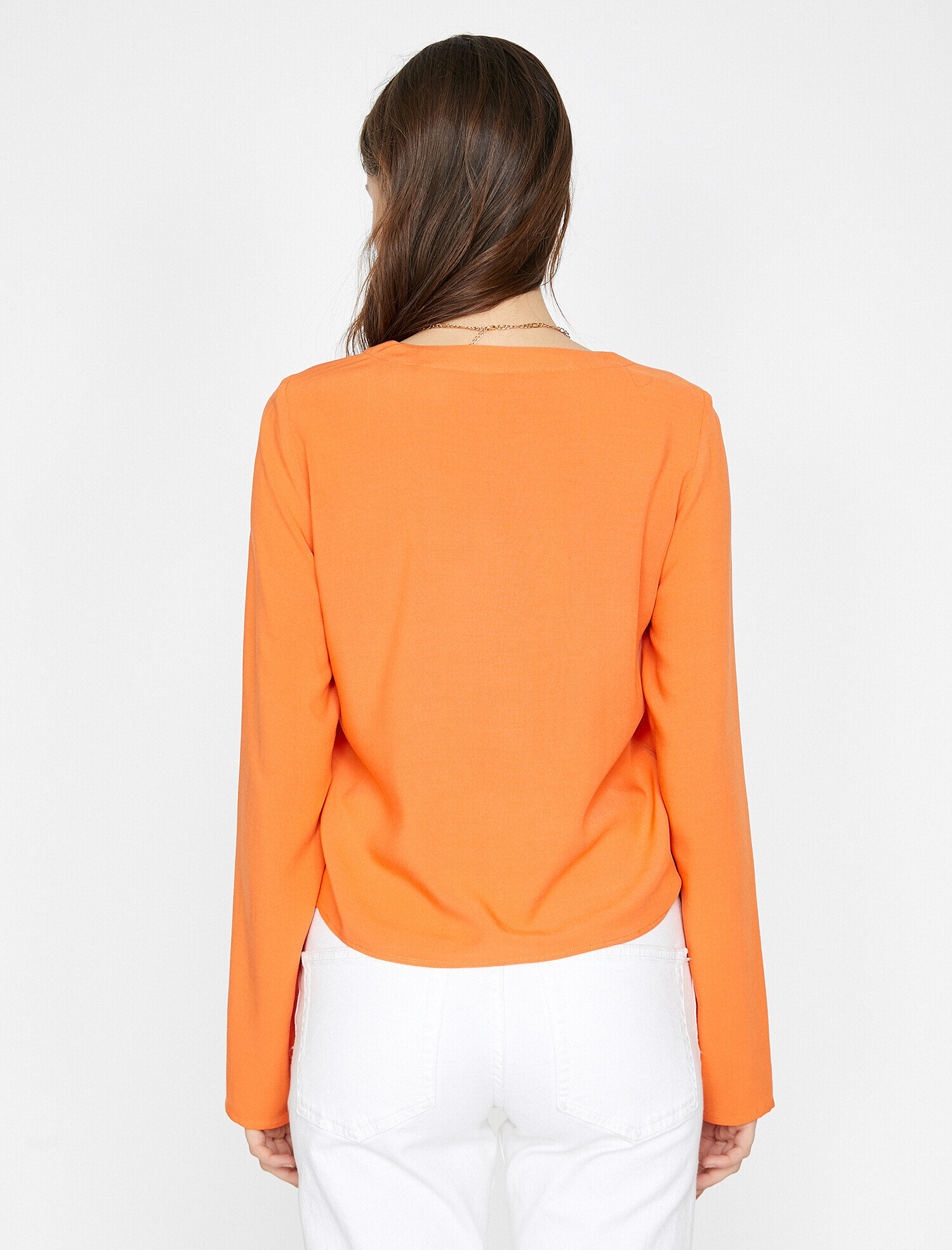   Bağlama Detaylı Bluz