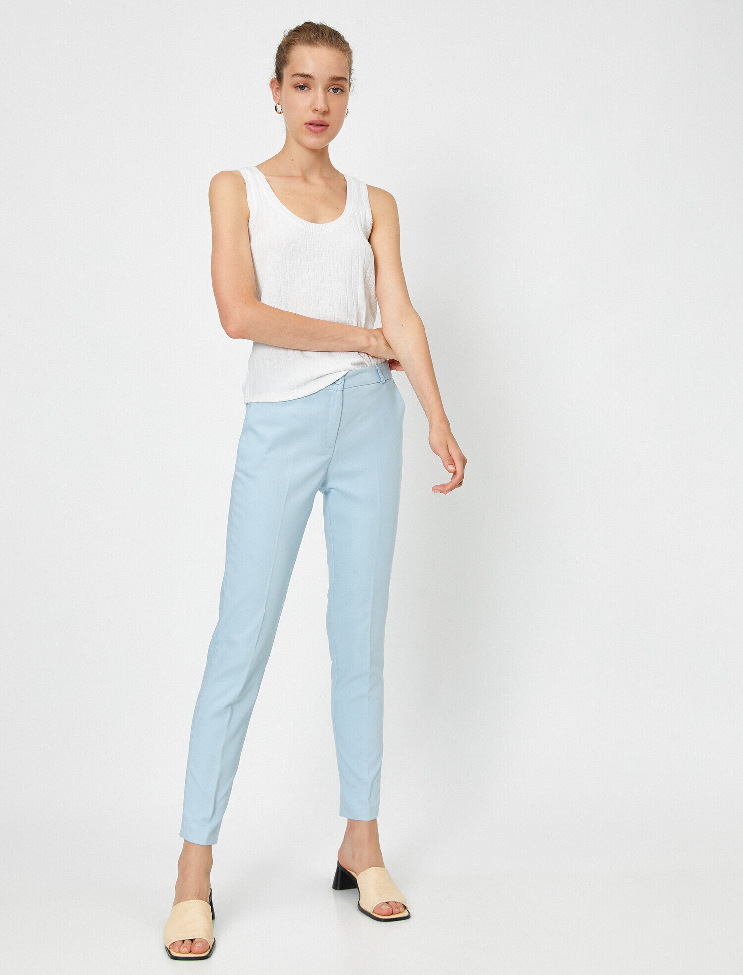   Cep Detaylı Pantolon