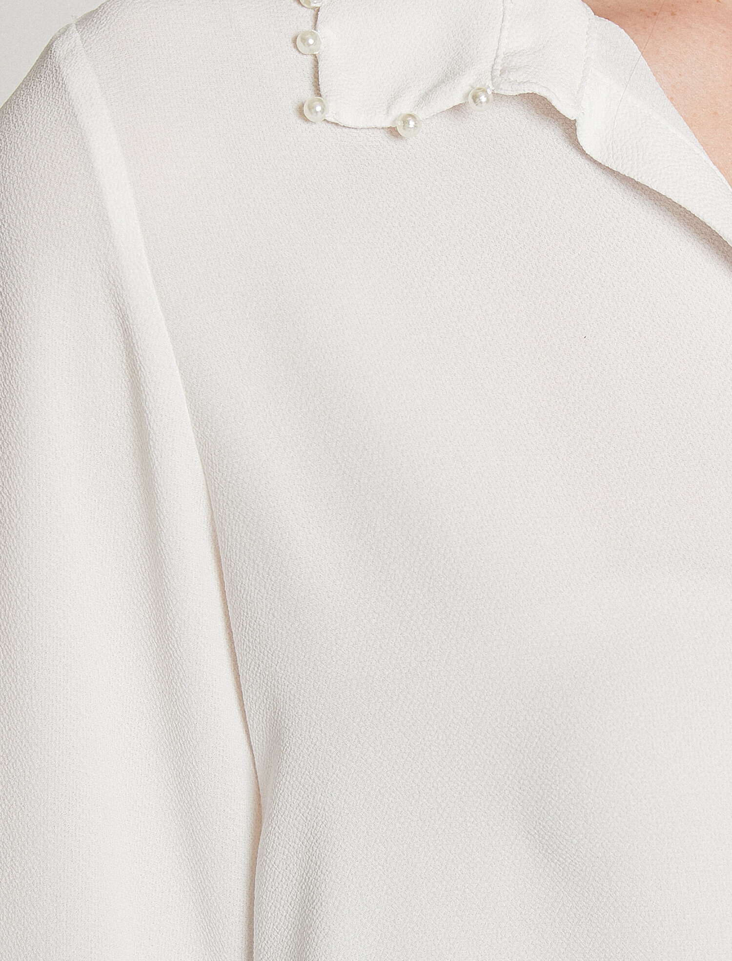   İnci Detaylı Gömlek