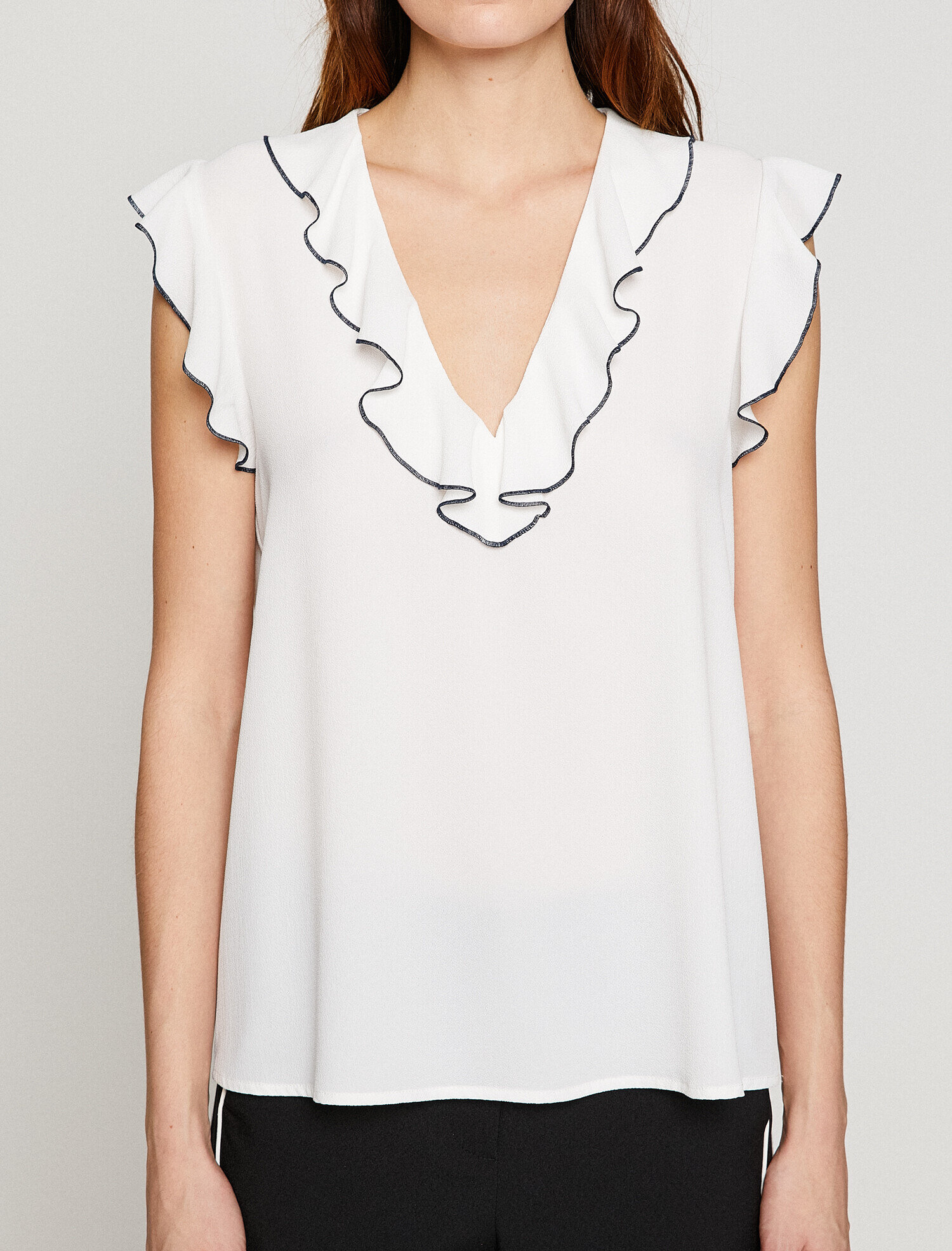   Fırfır Detaylı Bluz