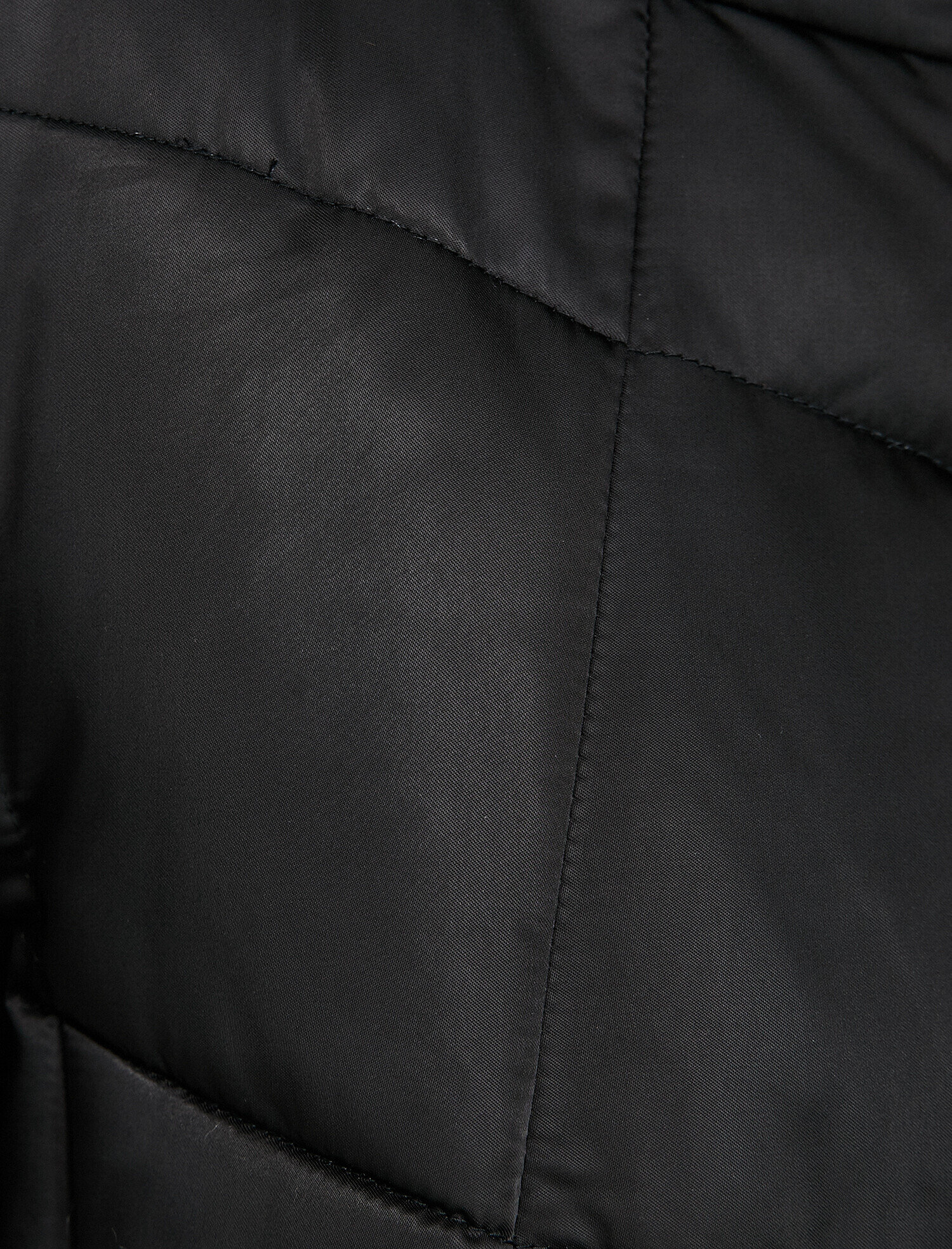 Suni Kürk Detaylı Kapüşonlu Uzun Şişme Mont