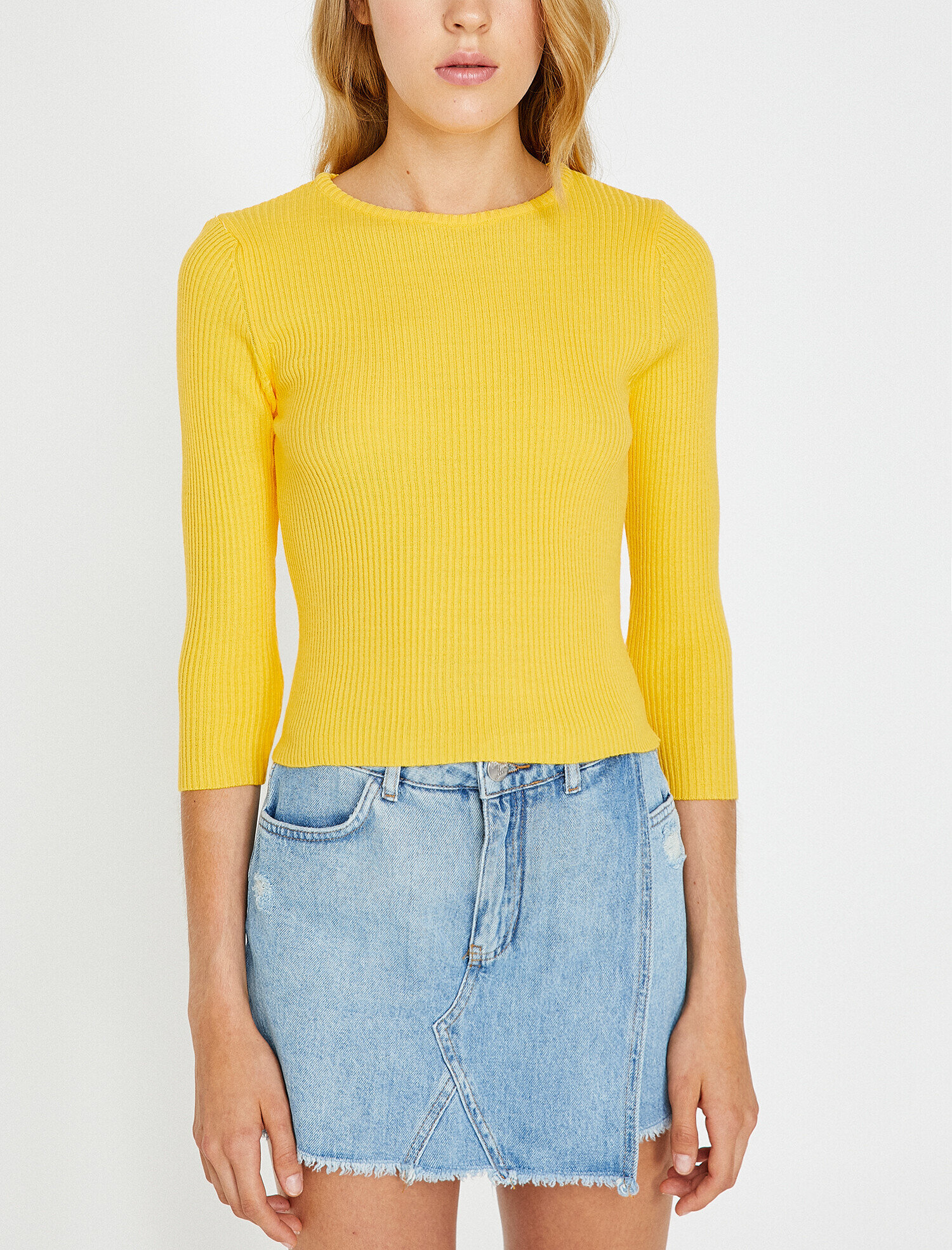   Bisiklet Yaka Triko Kazak