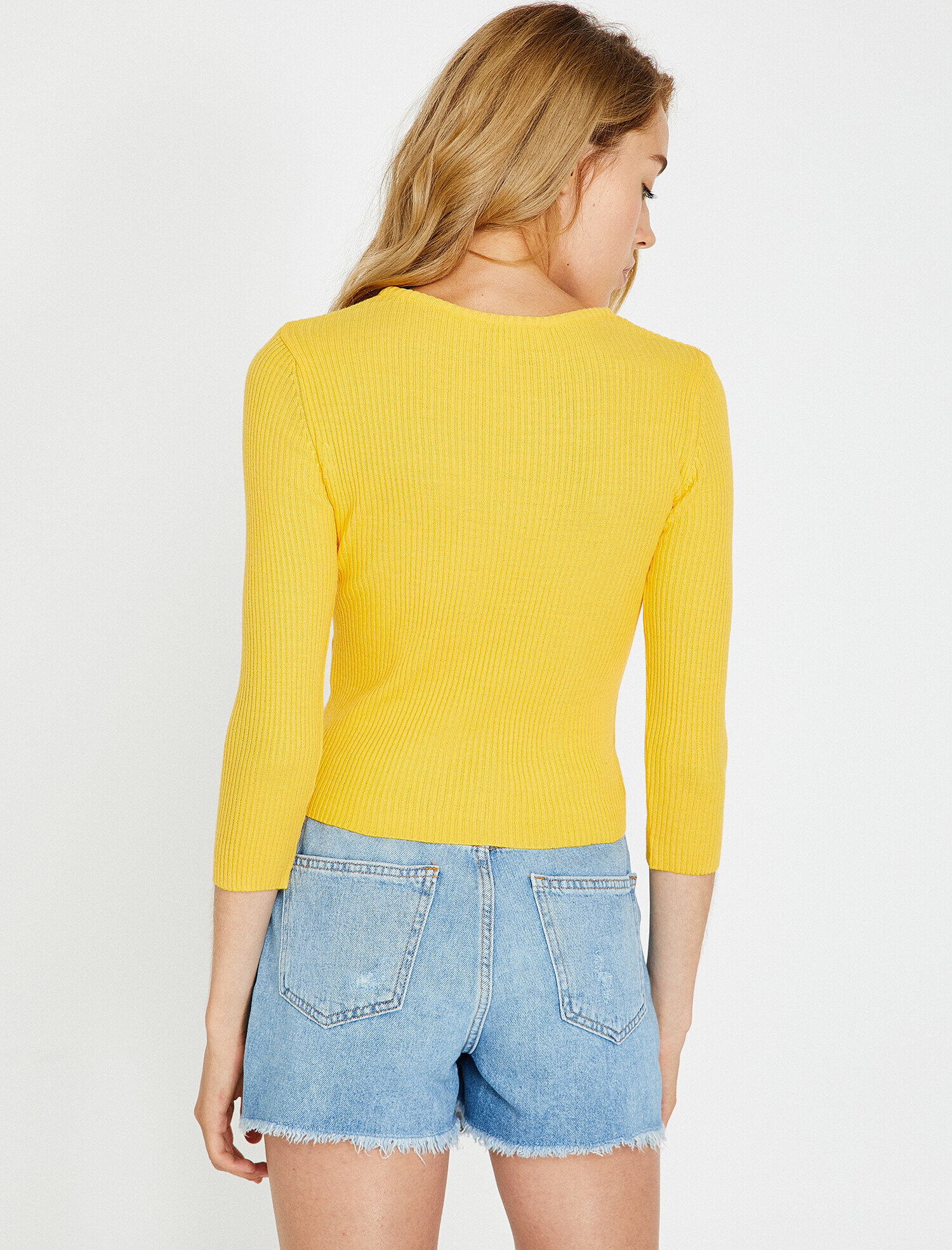   Bisiklet Yaka Triko Kazak