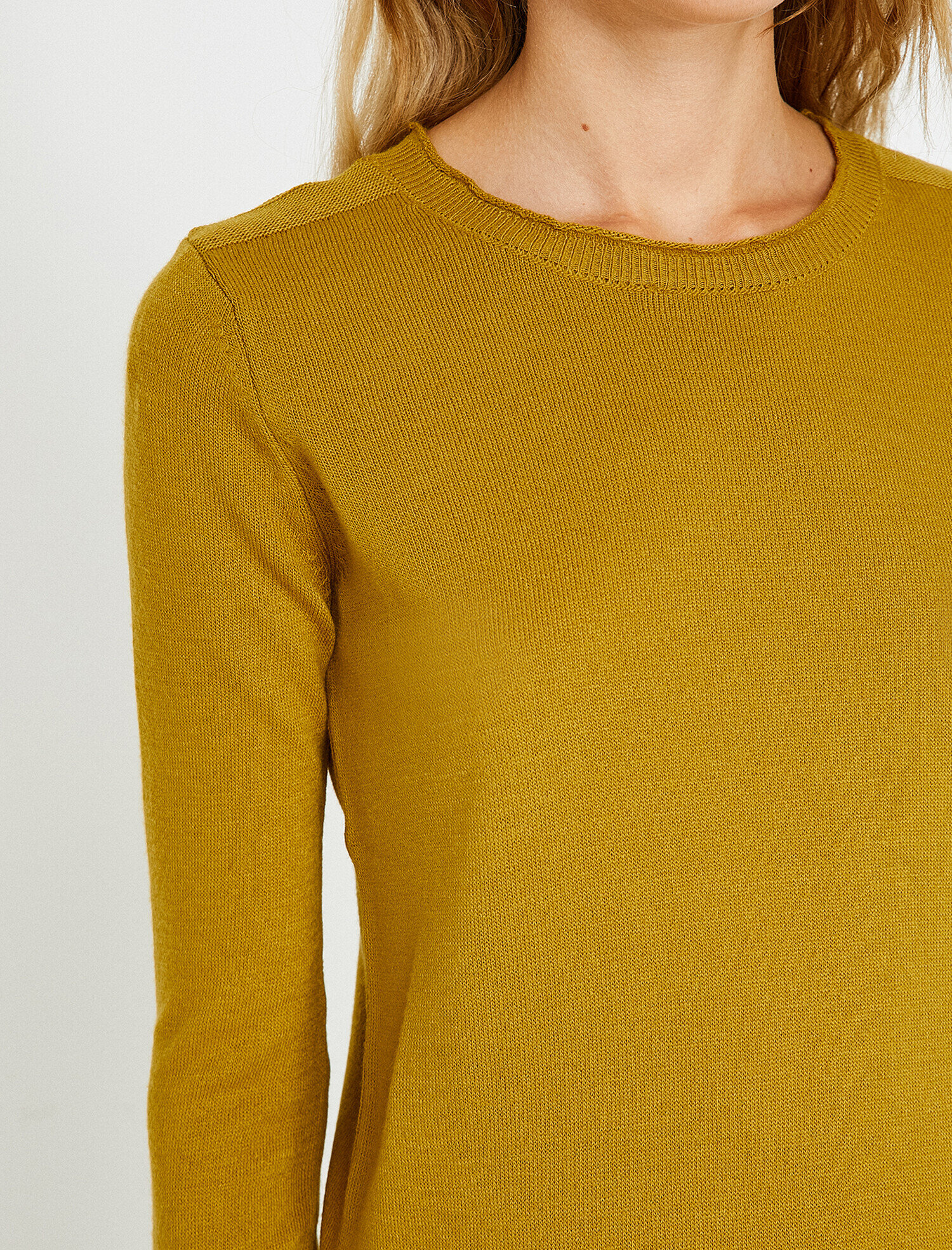   Bisiklet Yaka Triko Kazak